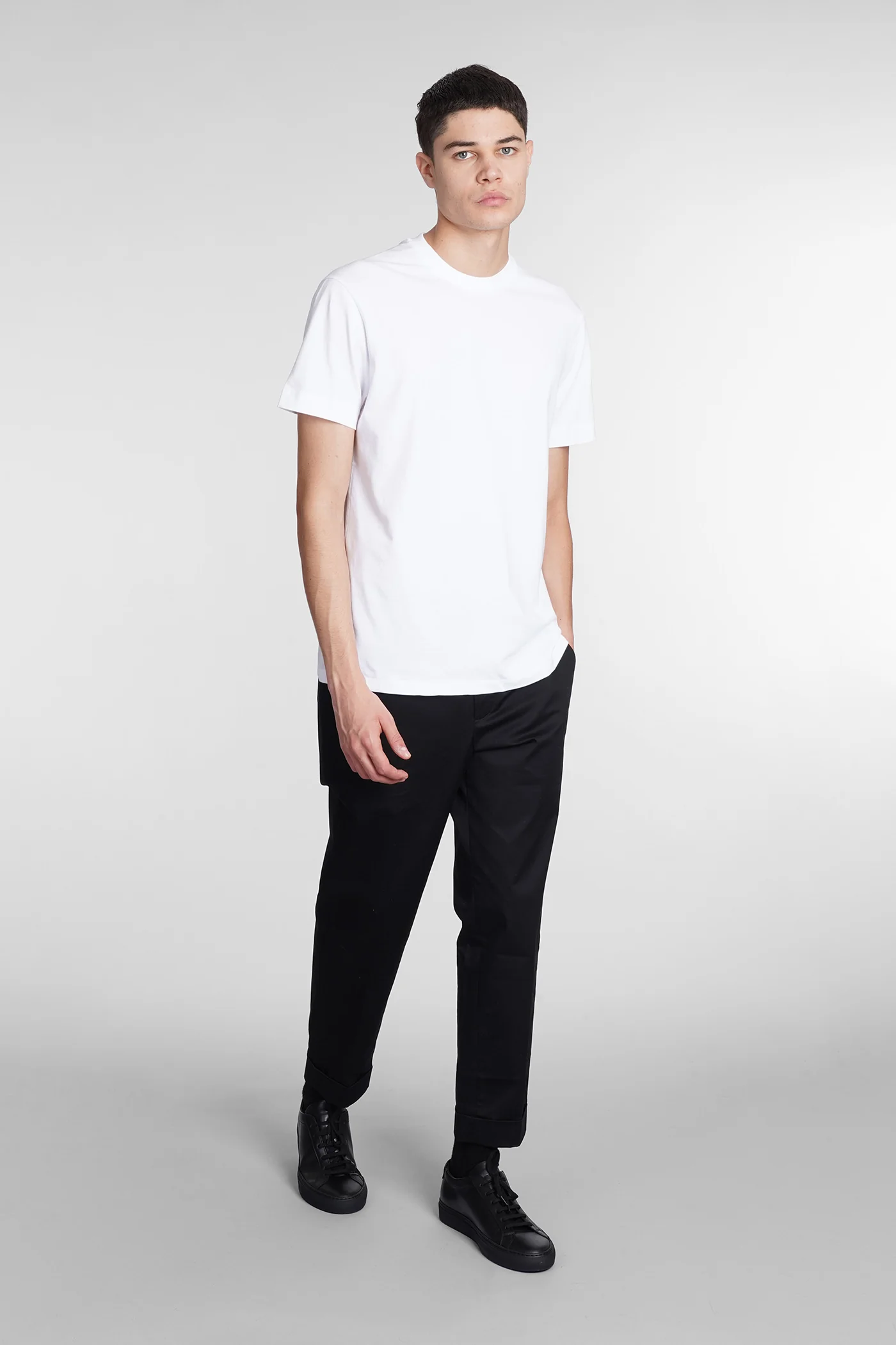 T-Shirt in white cotton - Image 2