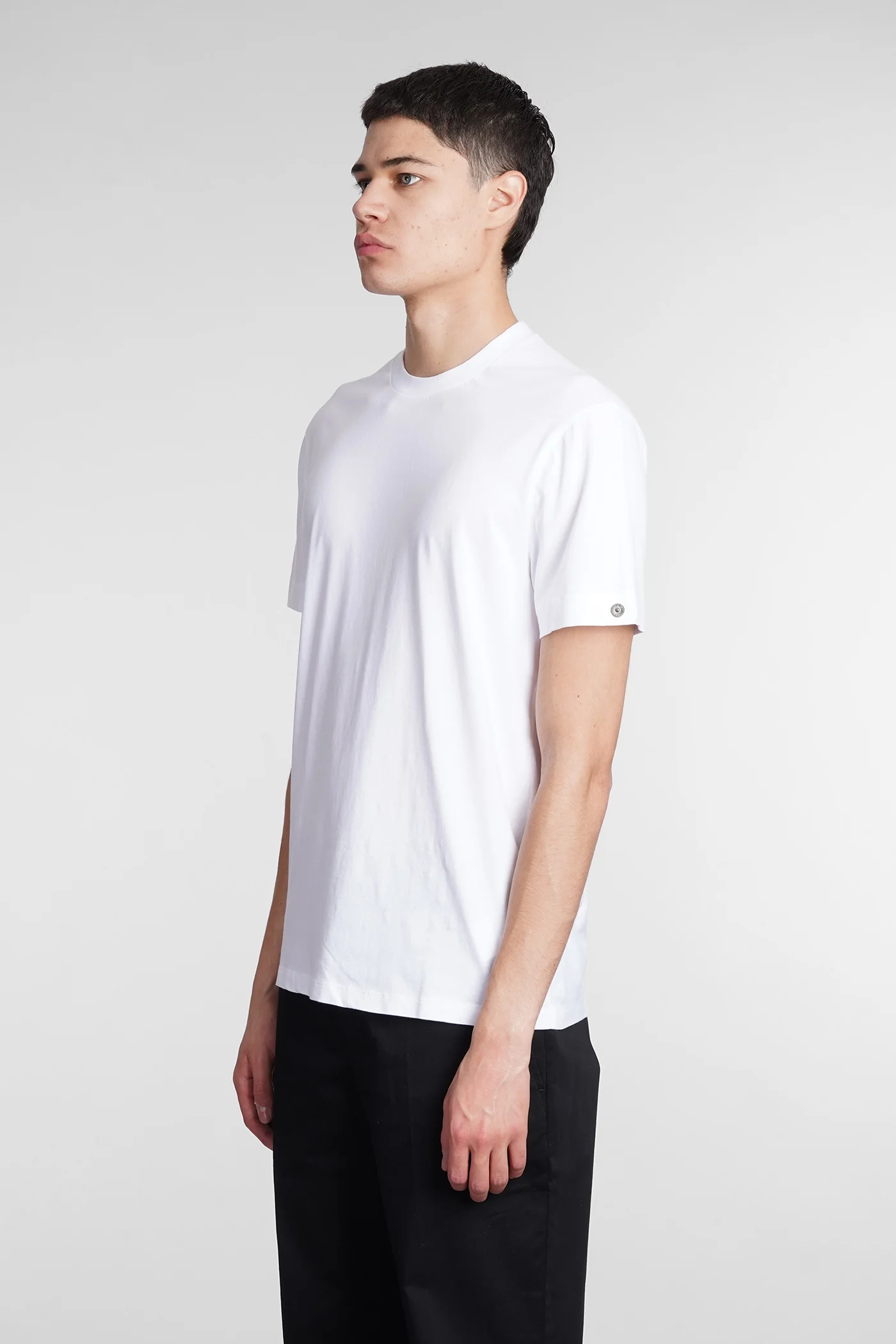 T-Shirt in white cotton - Image 4