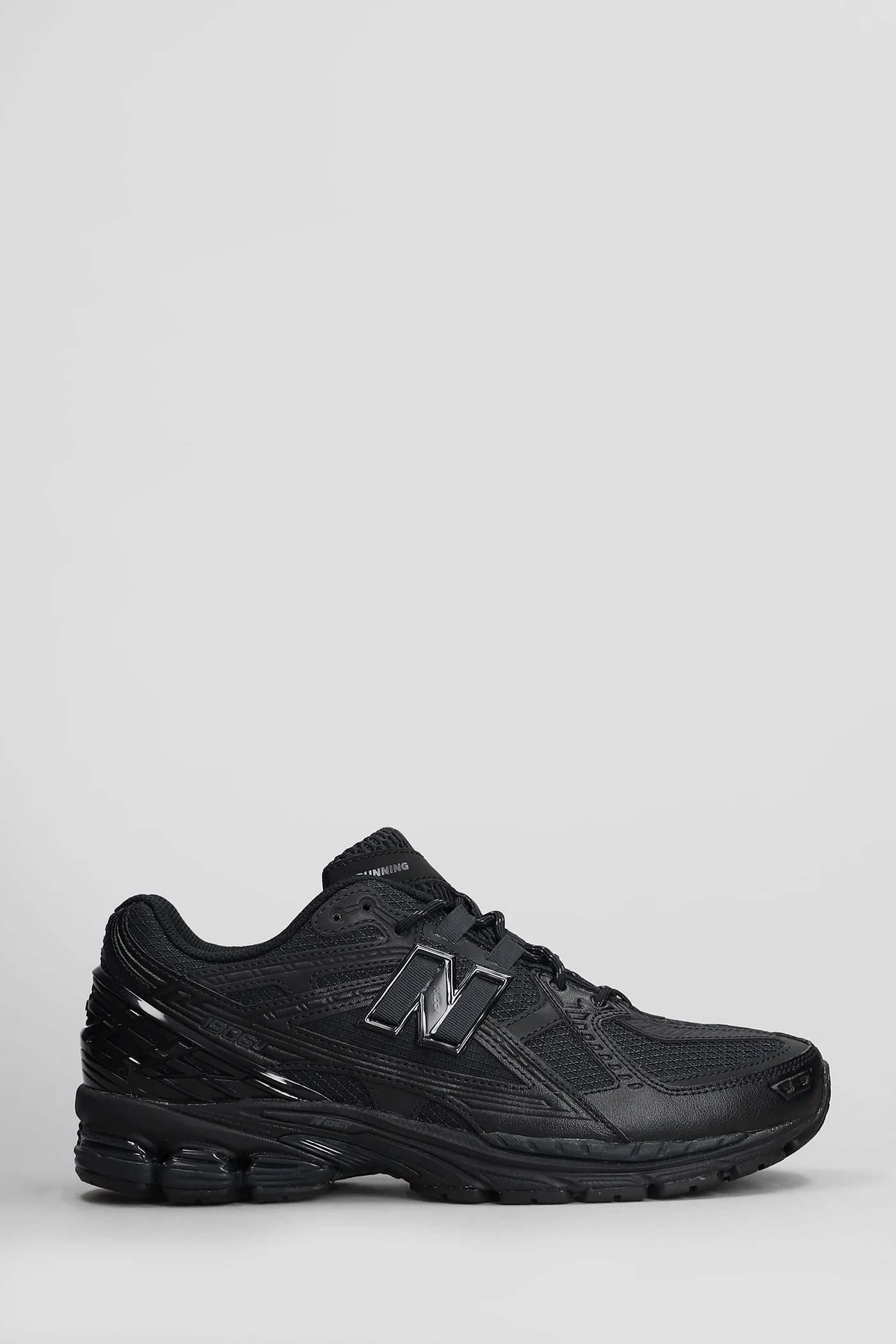 1906 Sneakers in black leather and fabric