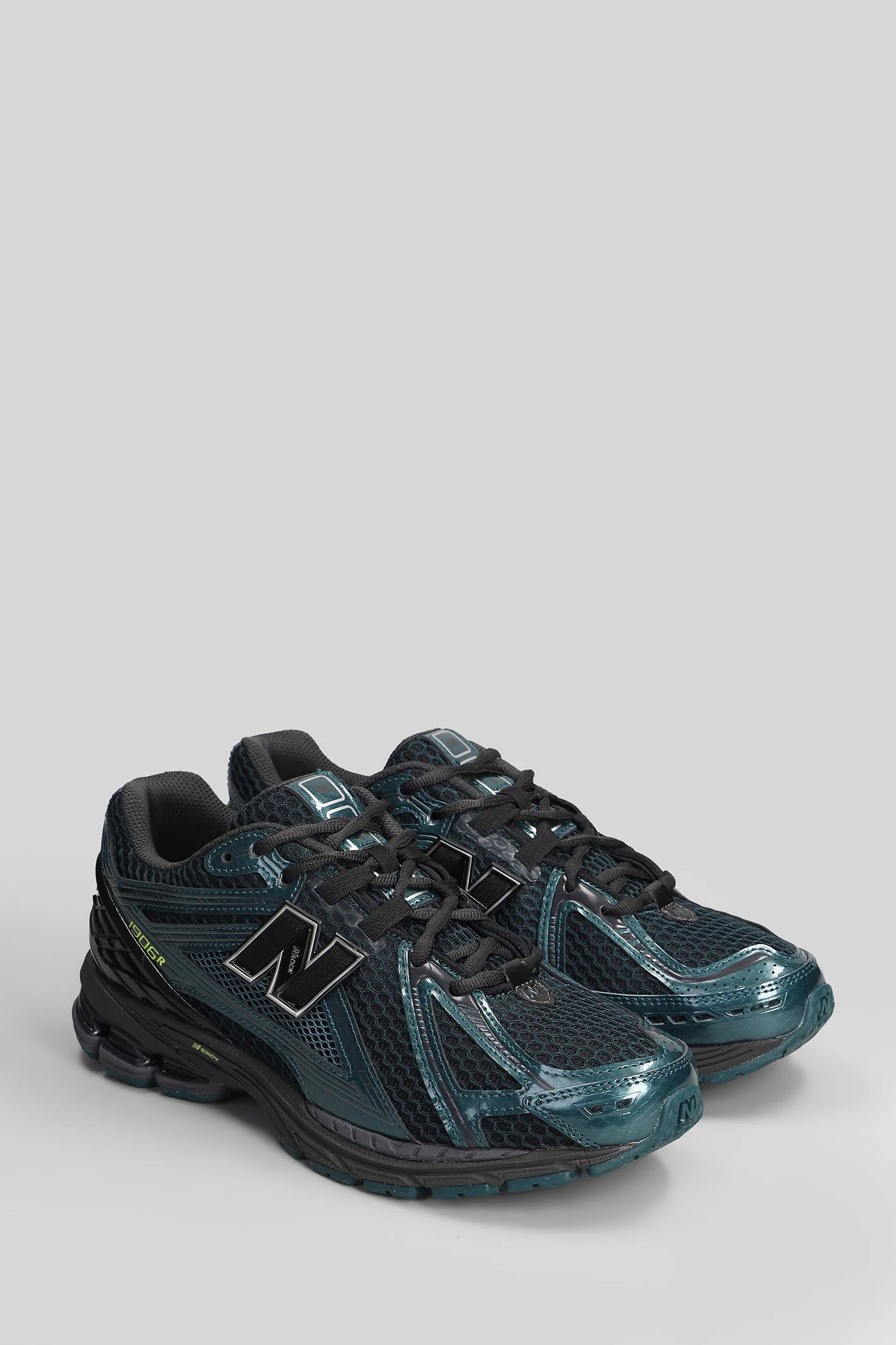 1906 Sneakers in black leather and fabric - Image 2