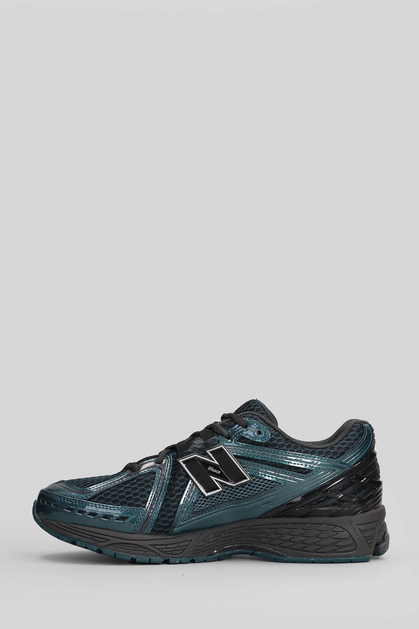 1906 Sneakers in black leather and fabric - Image 3