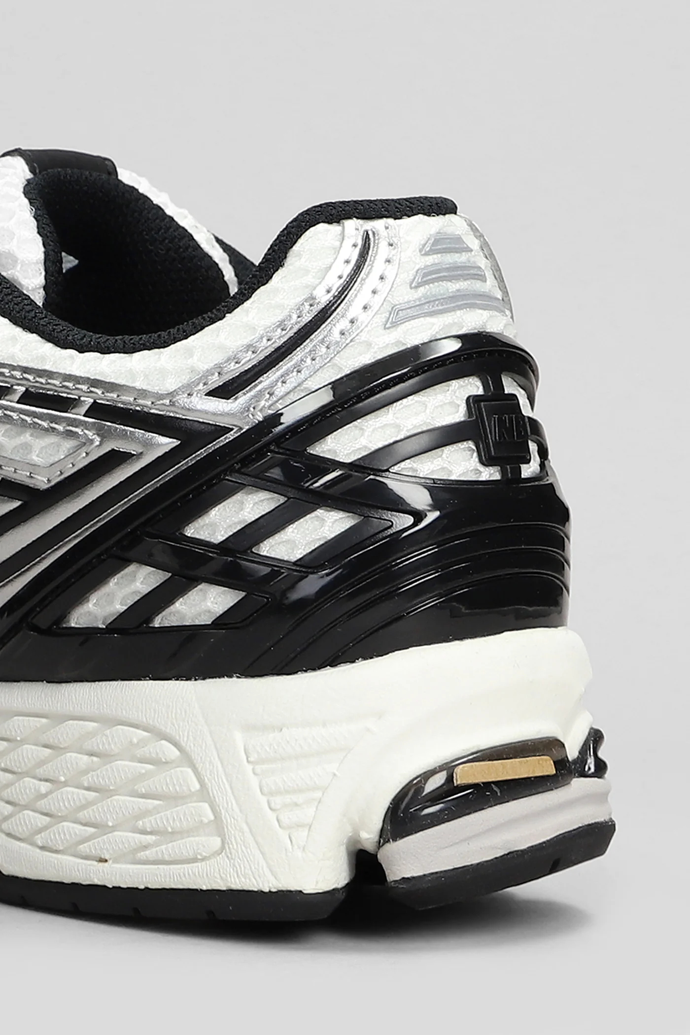 1906 Sneakers in silver leather and fabric - Image 5