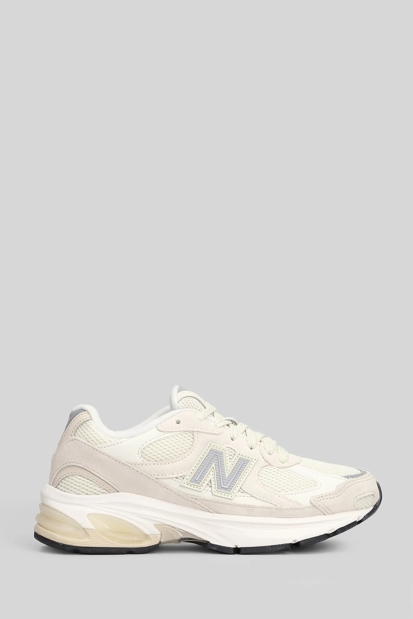 2010 Sneakers in beige Suede and fabric