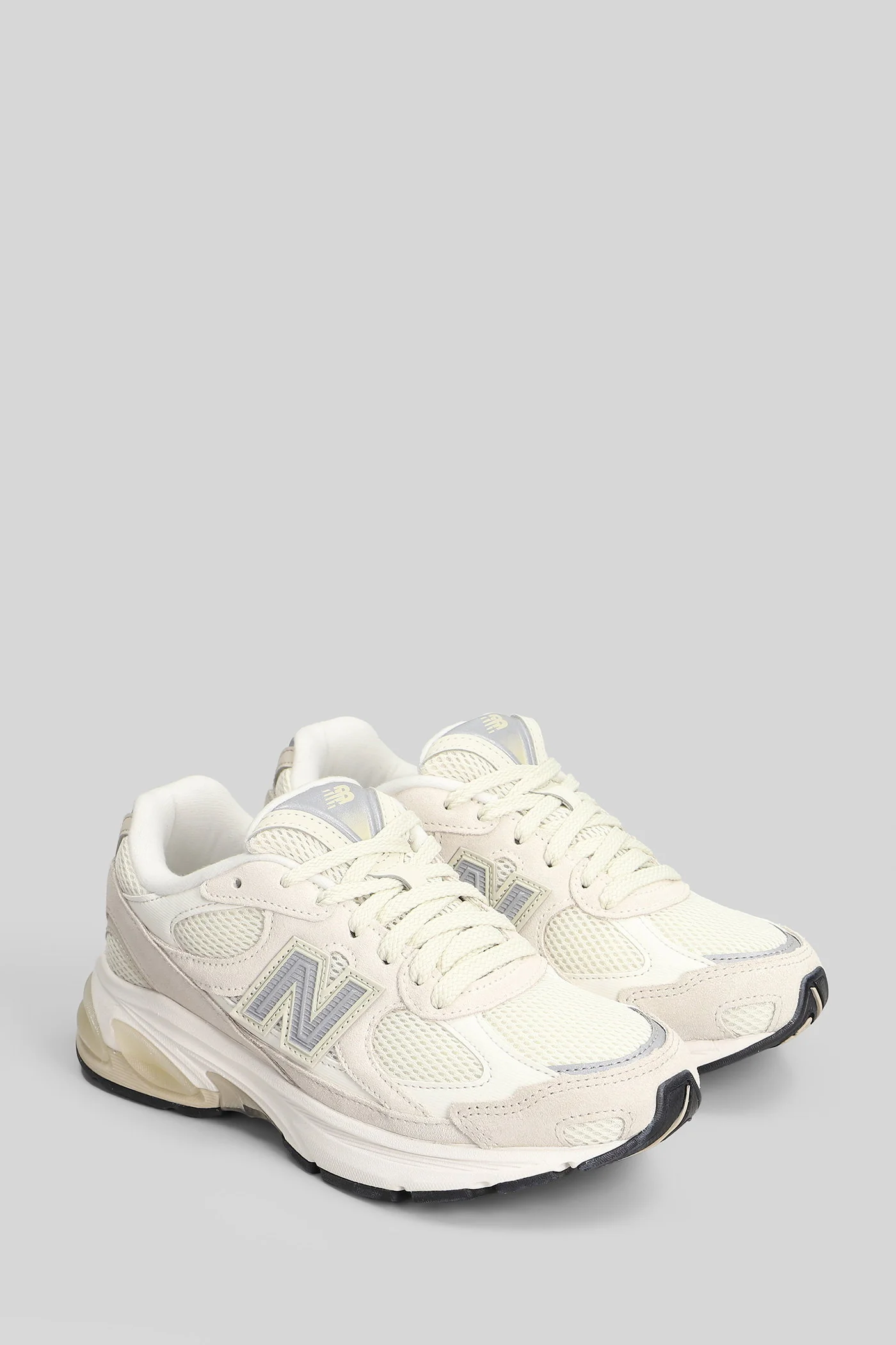2010 Sneakers in beige Suede and fabric - Image 2