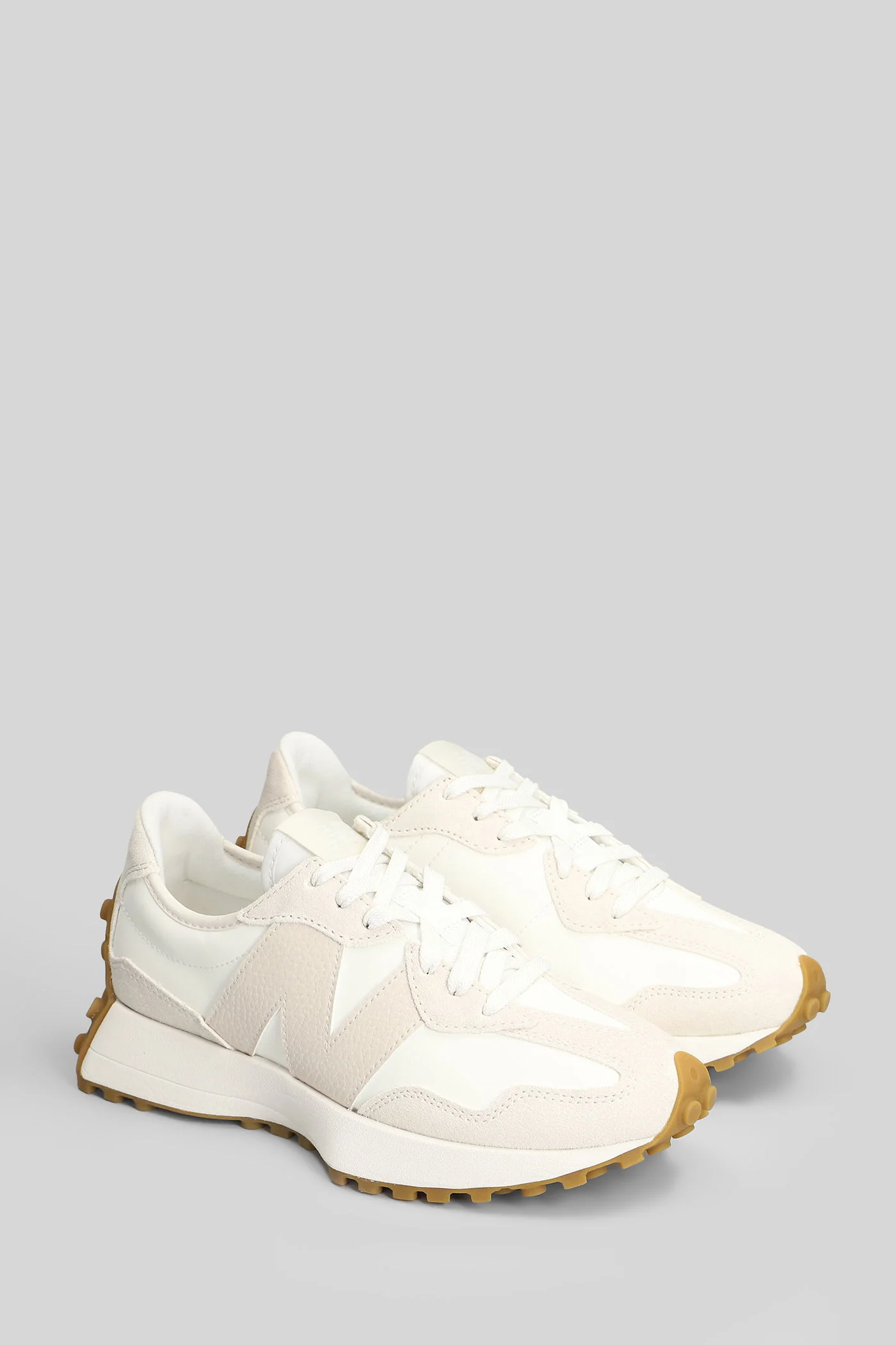 327 Sneakers in beige leather - Image 2
