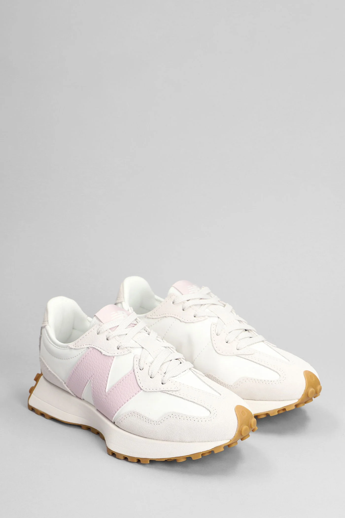 327 Sneakers in white suede and leather - Image 2