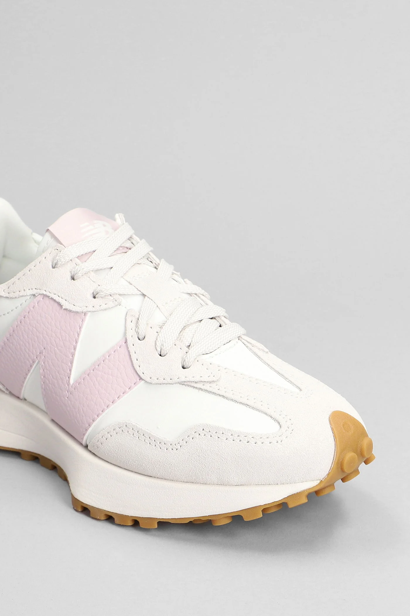 327 Sneakers in white suede and leather - Image 5