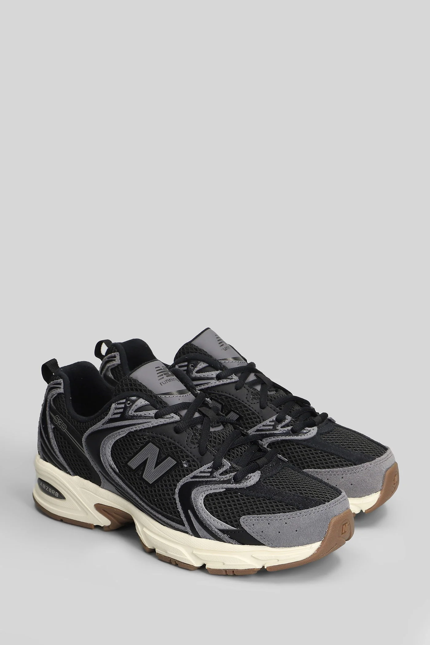 530 Sneakers in black Suede and fabric - Image 2