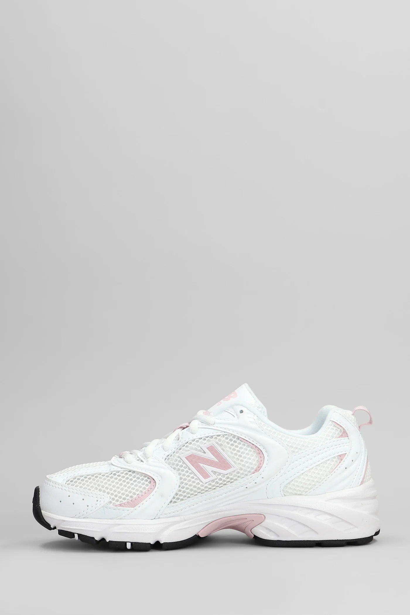 530 Sneakers in white leather and fabric - Image 3