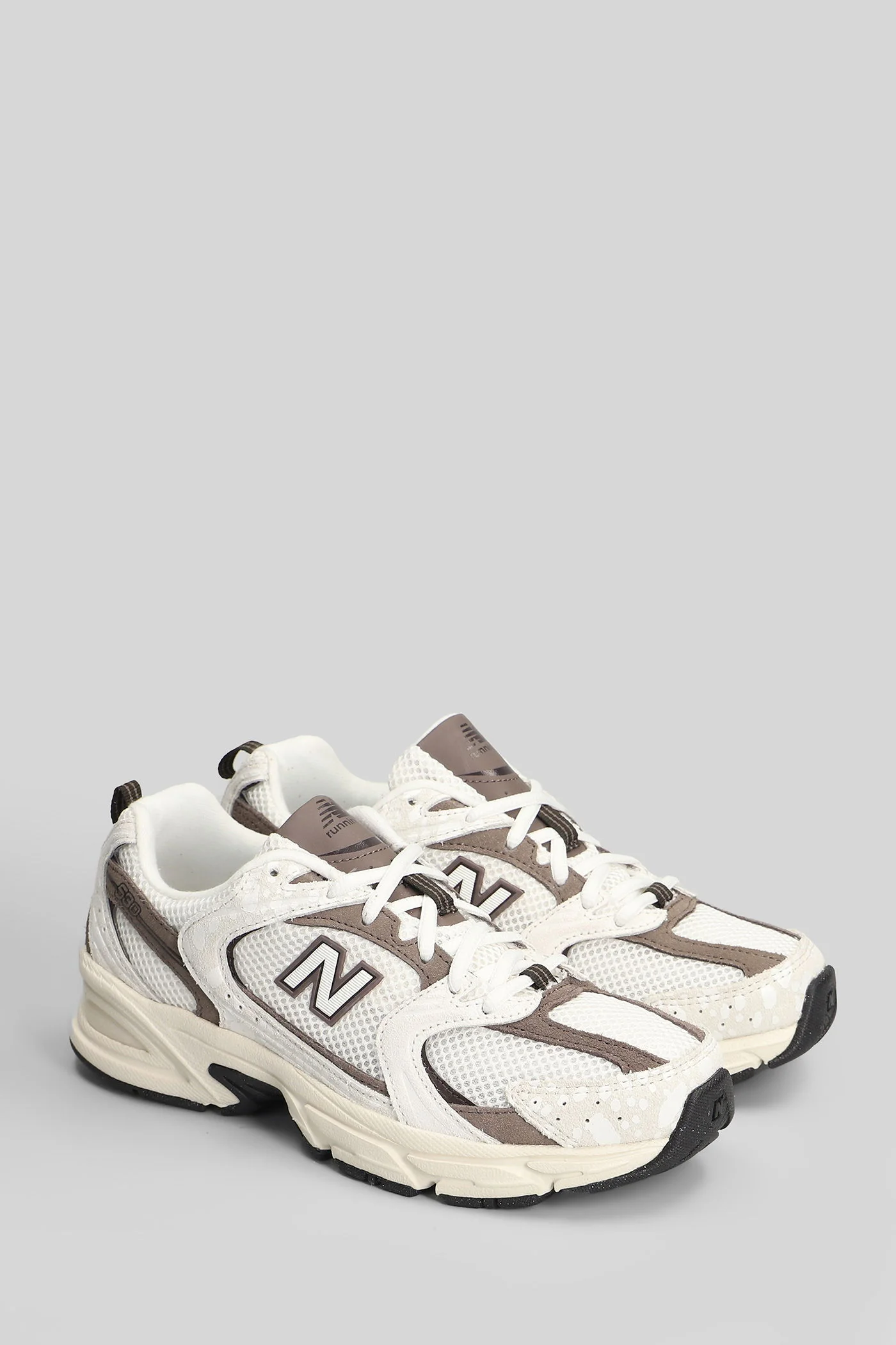 530 Sneakers in white Suede and fabric - Image 2