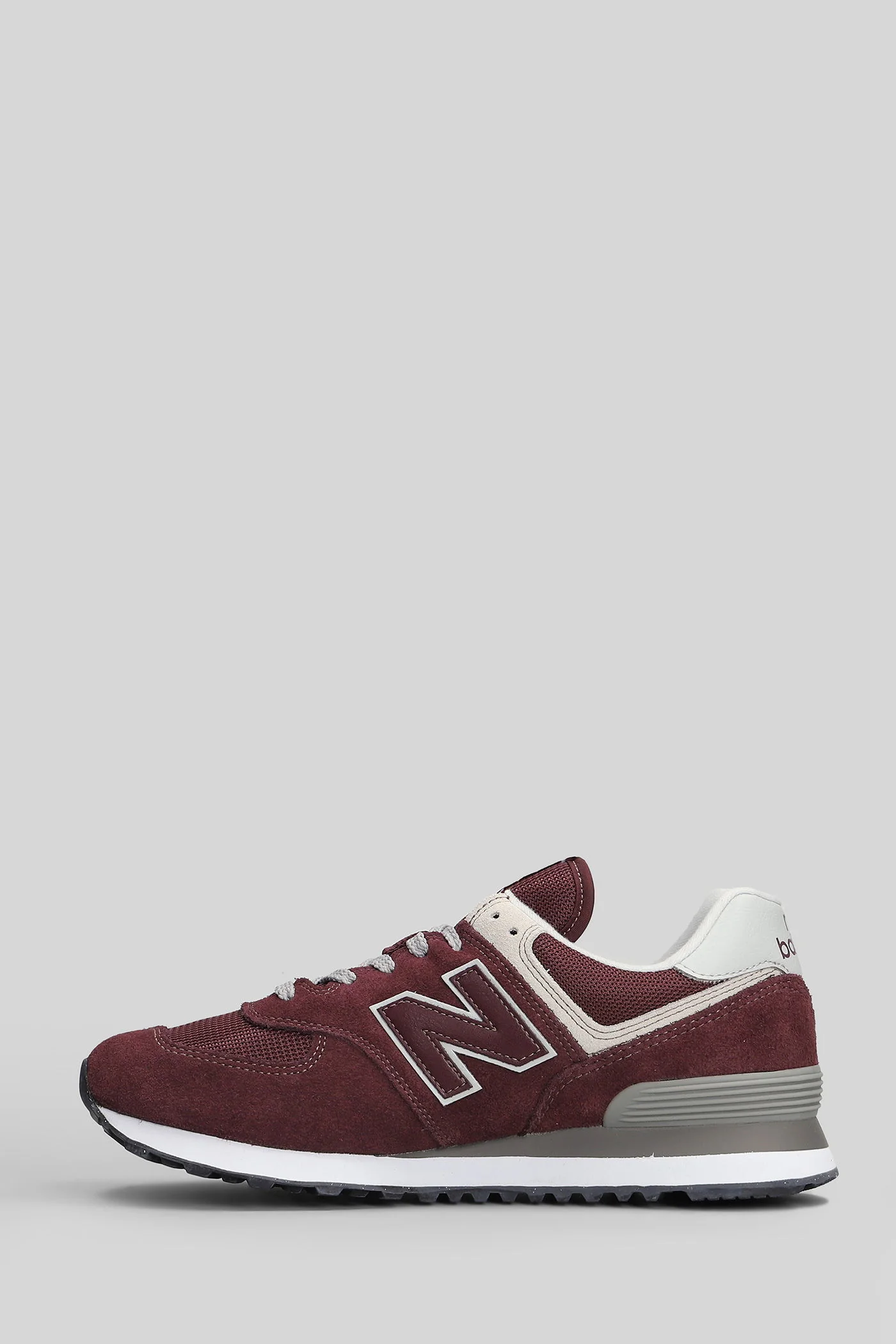 574 Sneakers in bordeaux Suede and fabric - Image 8
