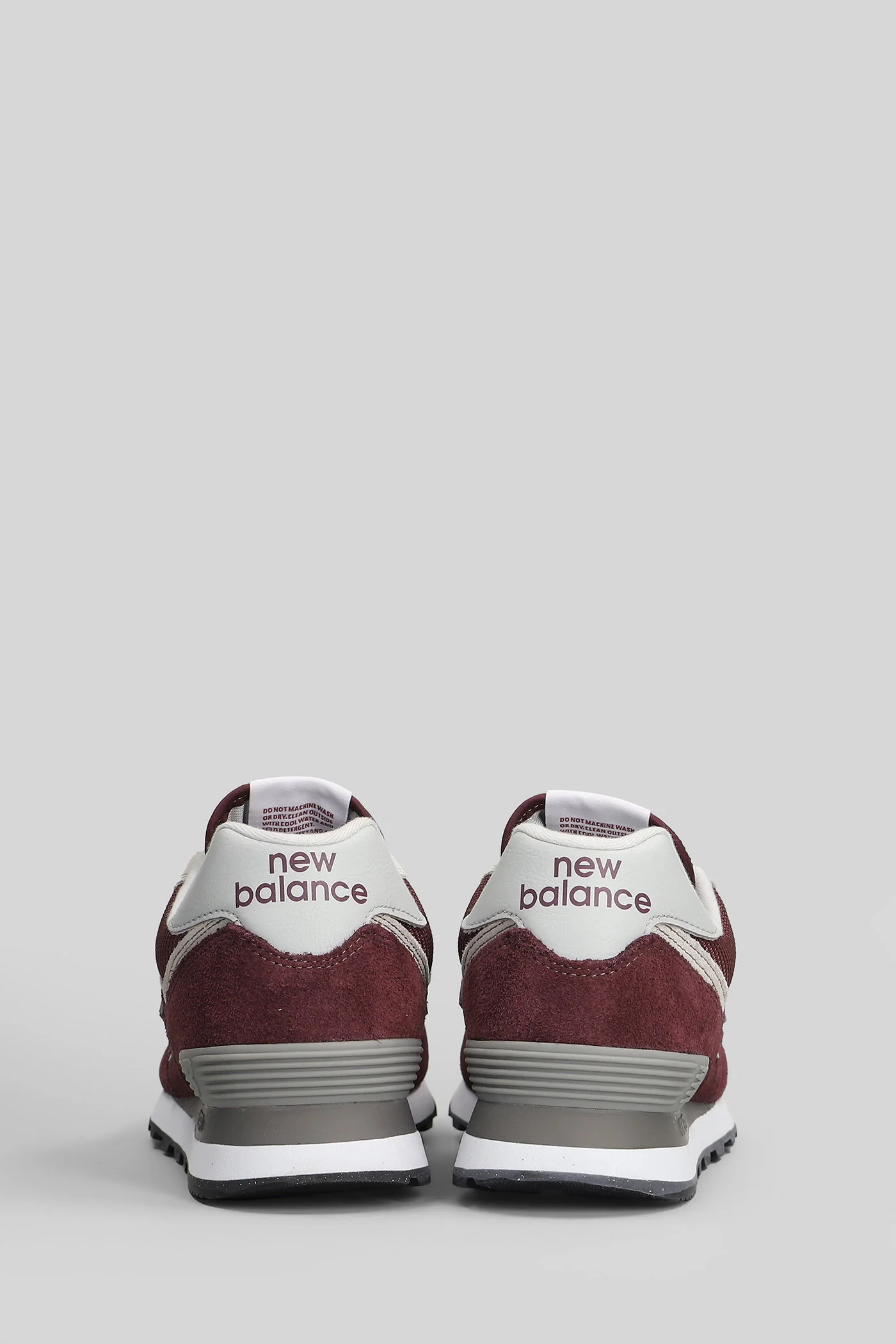 574 Sneakers in bordeaux Suede and fabric - Image 9