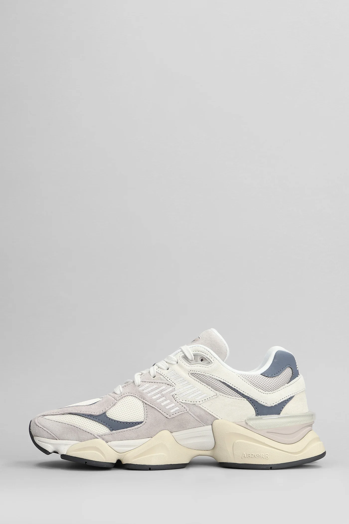 9060 Sneakers in beige Suede and fabric - Image 3