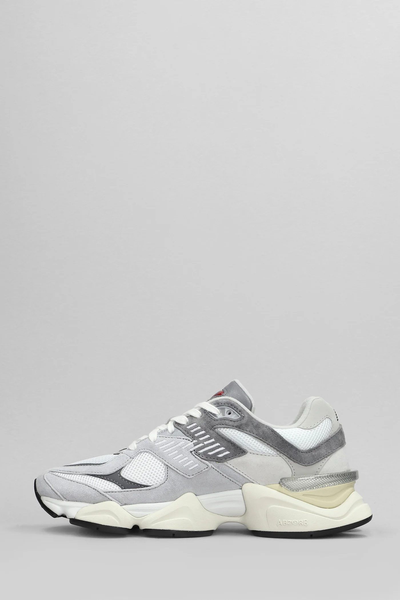 9060 Sneakers in grey Suede and fabric - Image 3