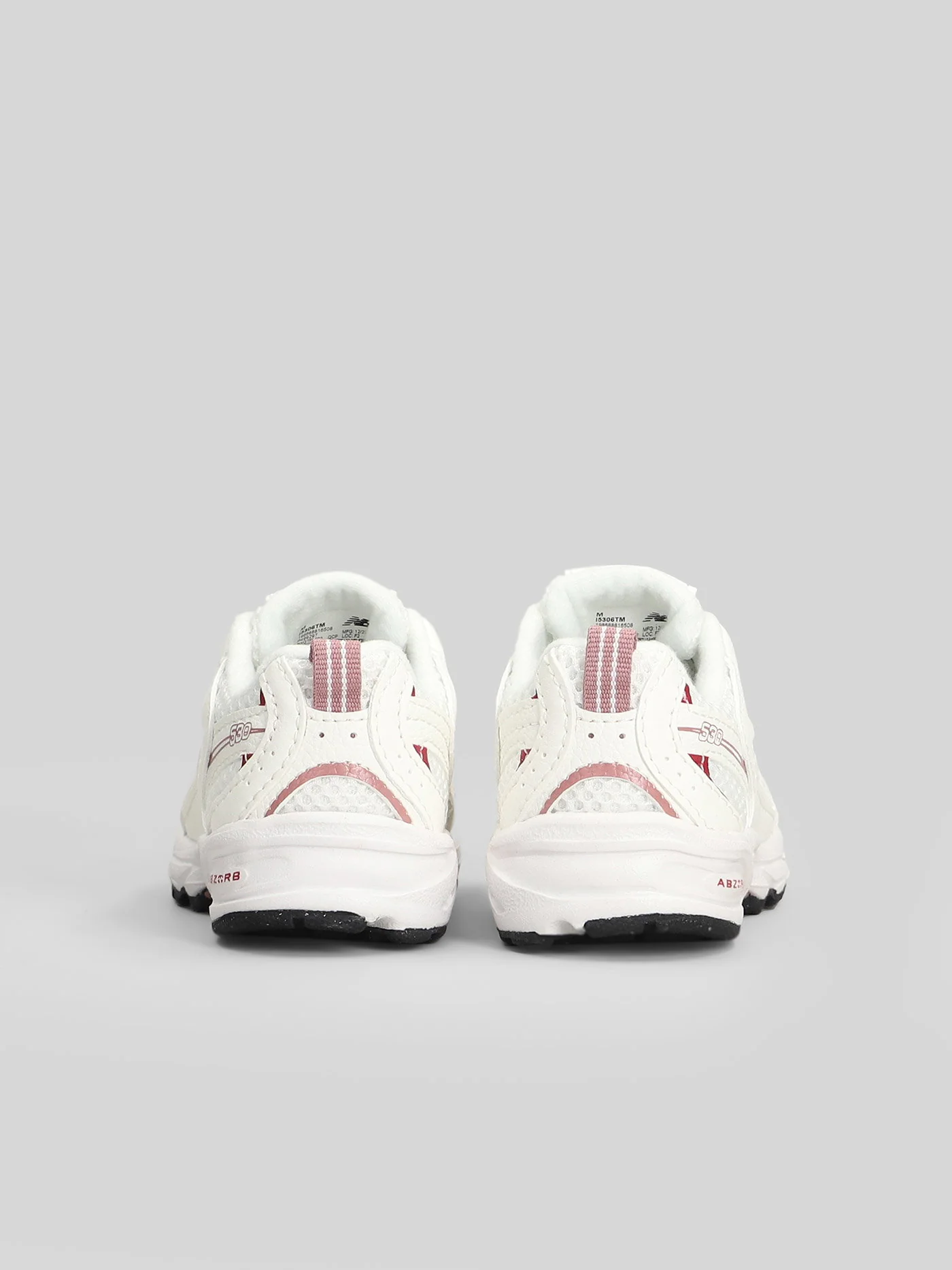 530 Sneakers in red leather and fabric - Image 4