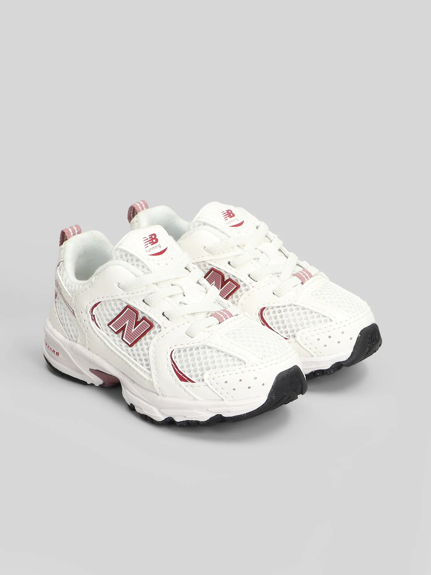 530 Sneakers in white leather and fabric - Image 2