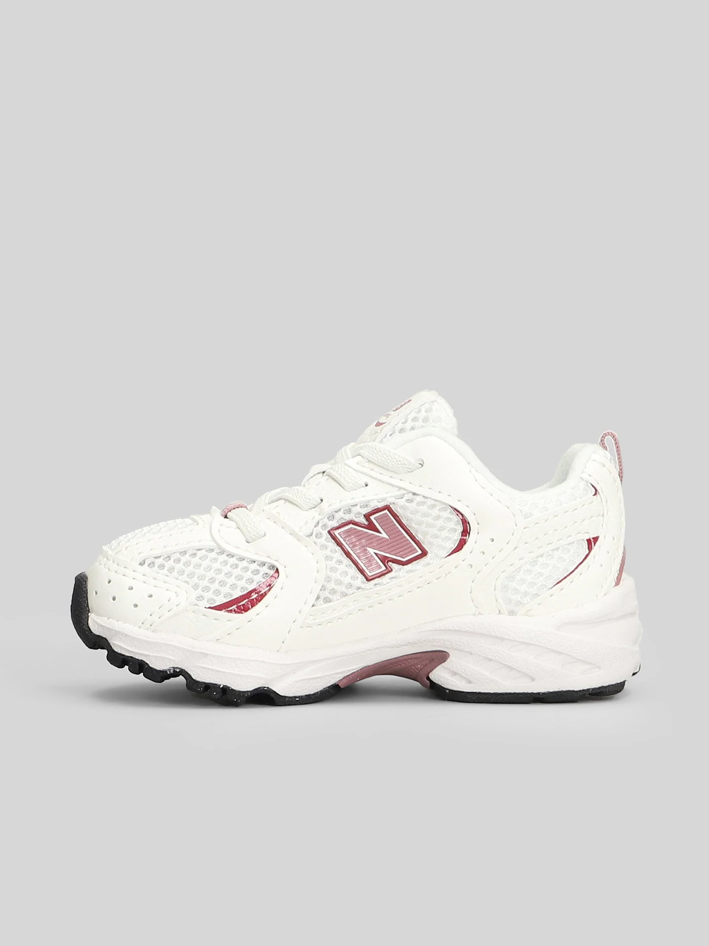 530 Sneakers in white leather and fabric - Image 3