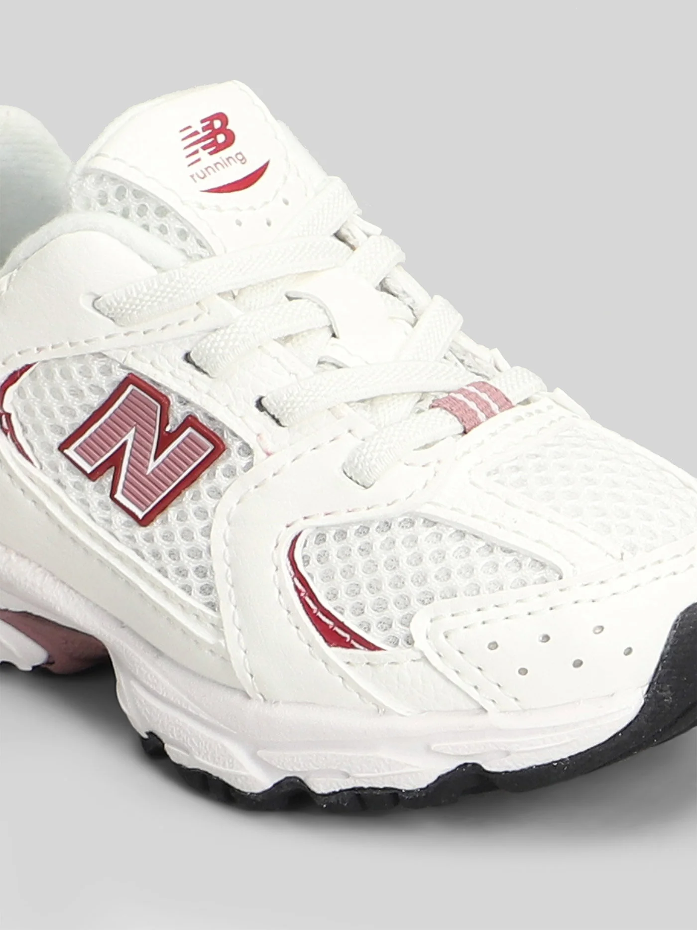 530 Sneakers in white leather and fabric - Image 5