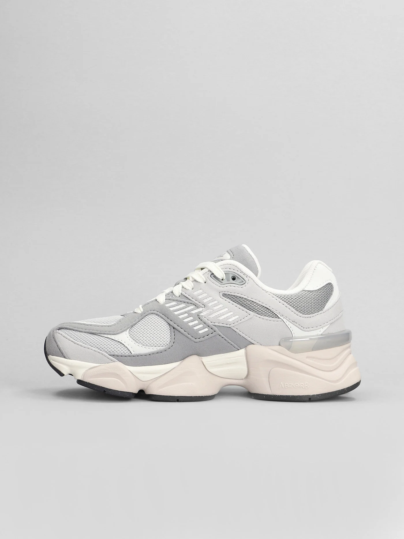 9060 Sneakers in grey Suede and fabric - Image 3