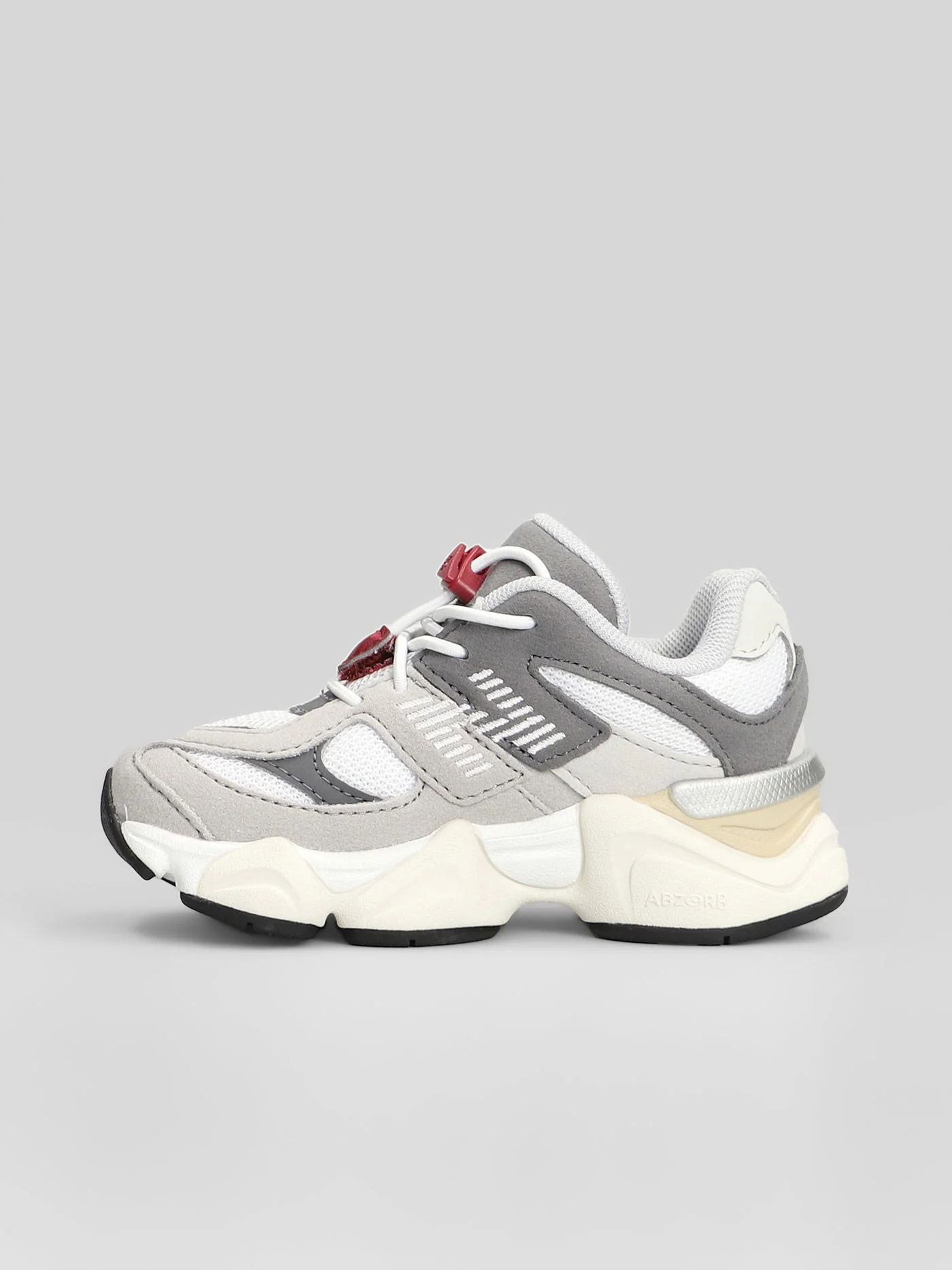 9060 Sneakers in grey Suede and fabric - Image 3