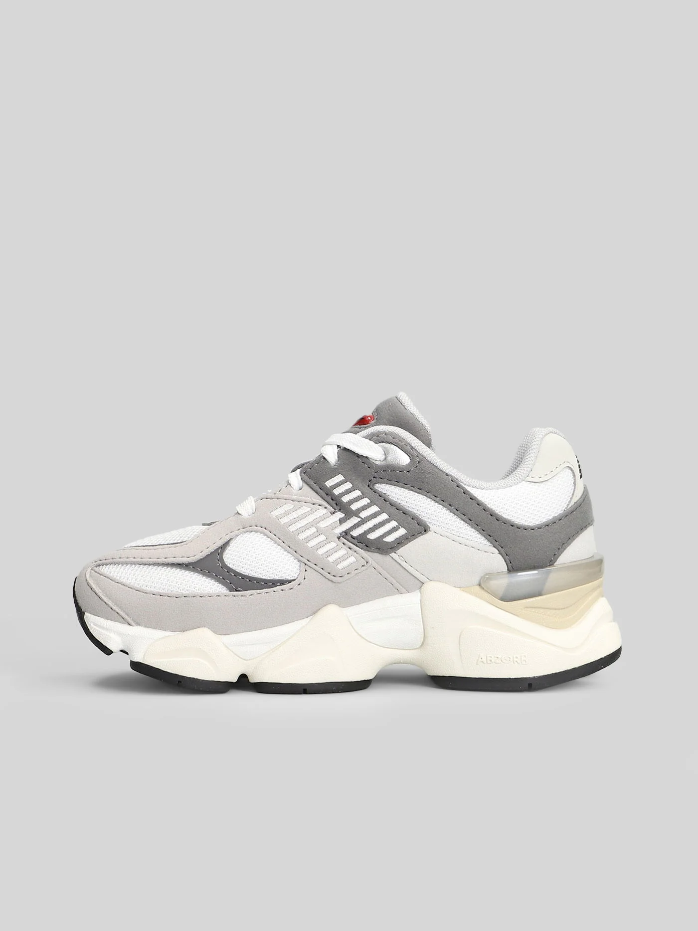 9060 Sneakers in grey Suede and fabric - Image 3