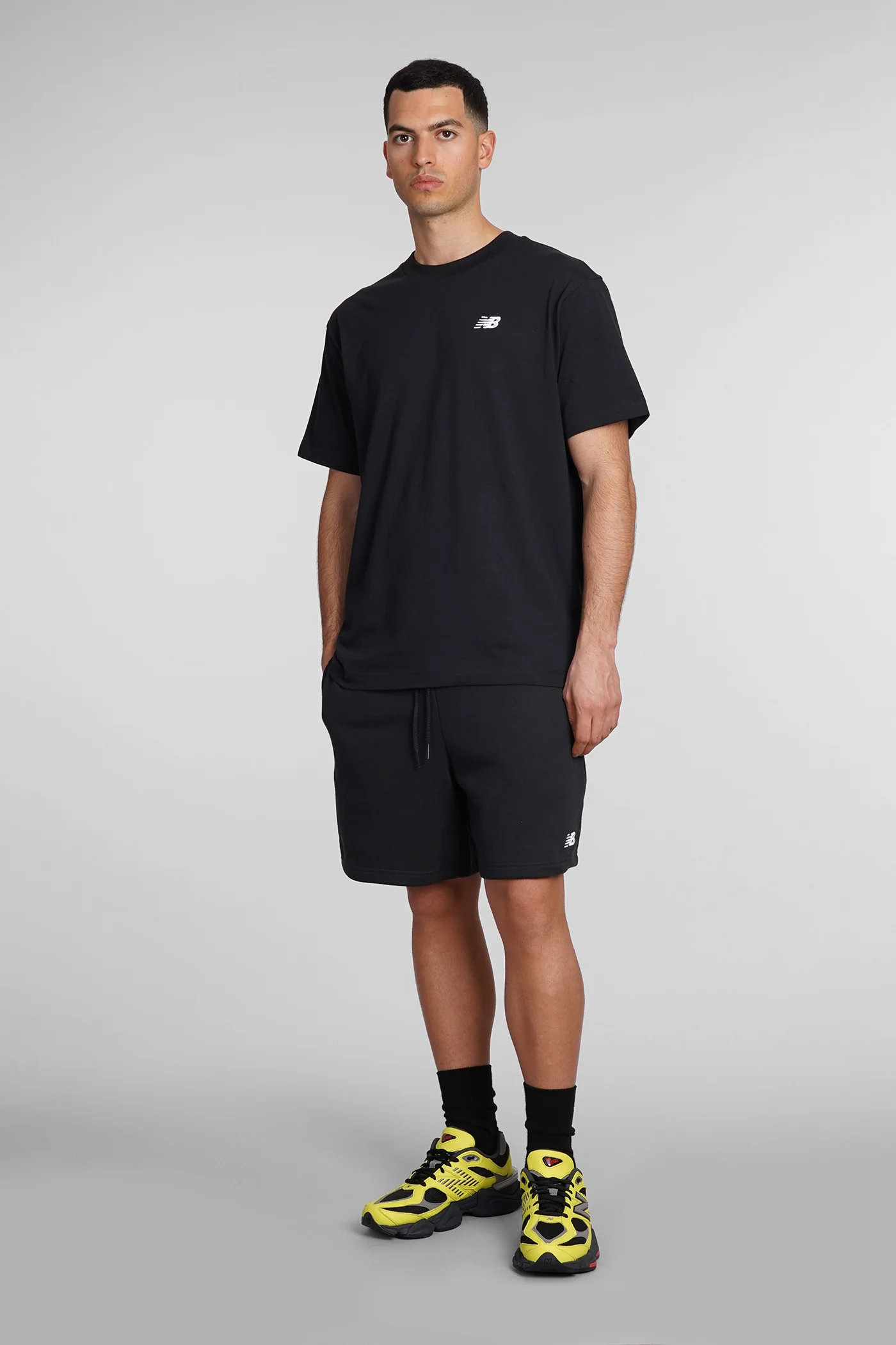 T-Shirt in black cotton - Image 2