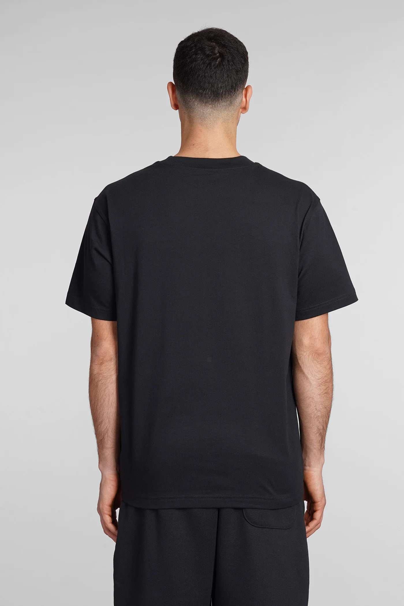 T-Shirt in black cotton - Image 3
