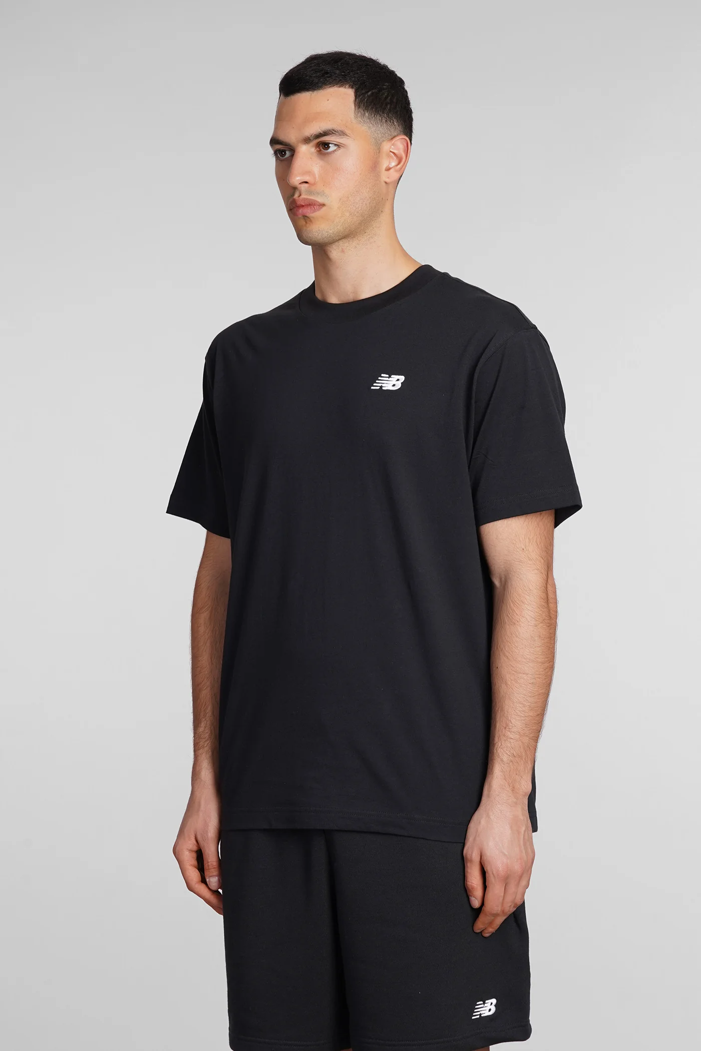T-Shirt in black cotton - Image 4