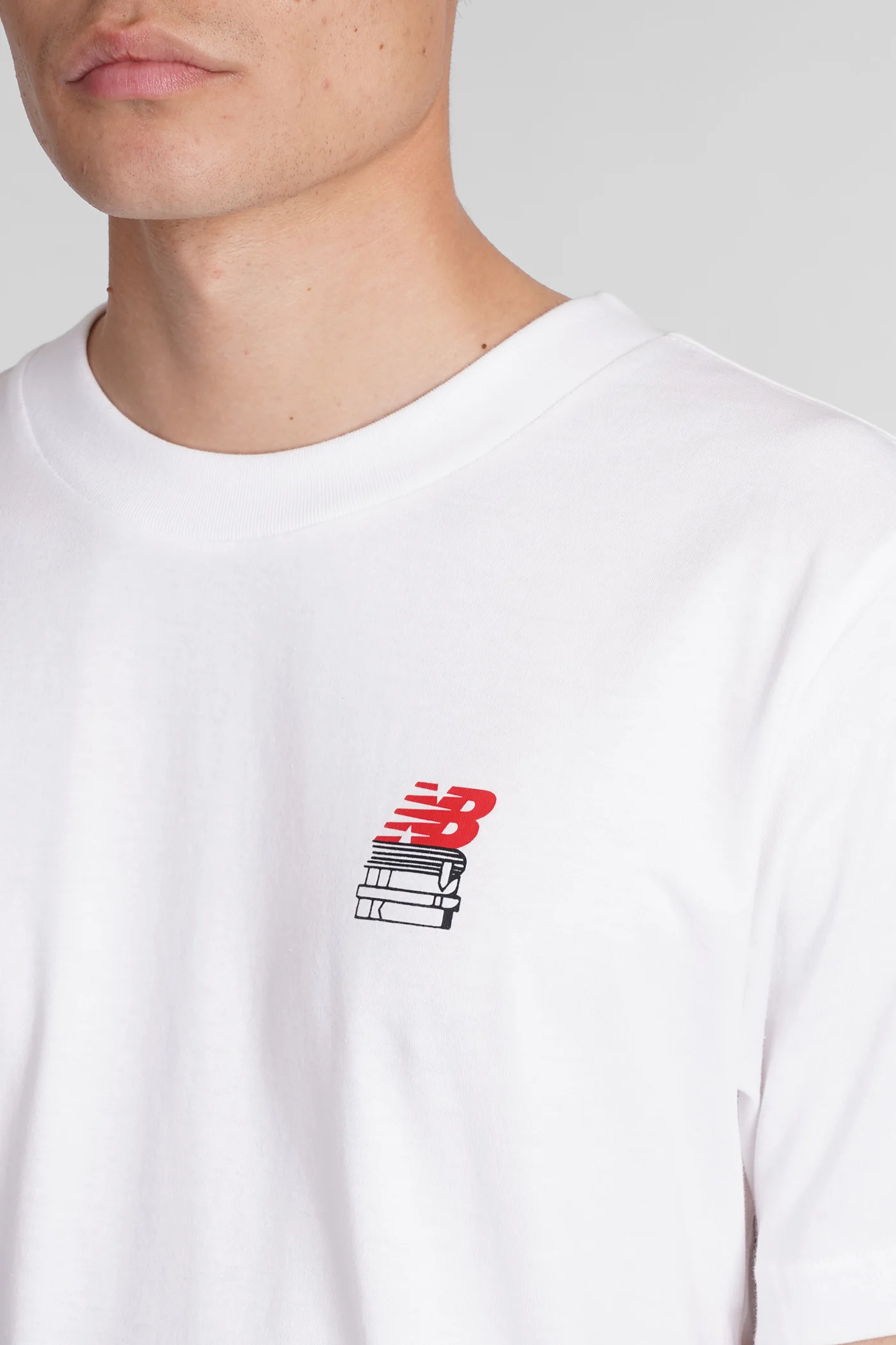 T-Shirt in white cotton - Image 5