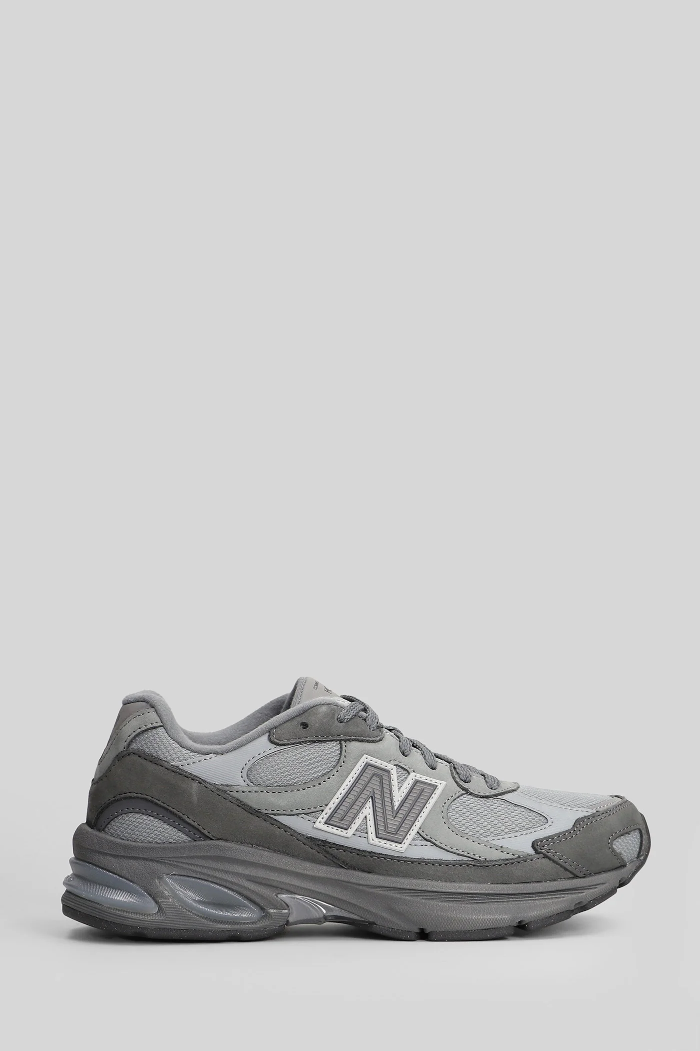 2010 Sneakers in grey Suede and fabric