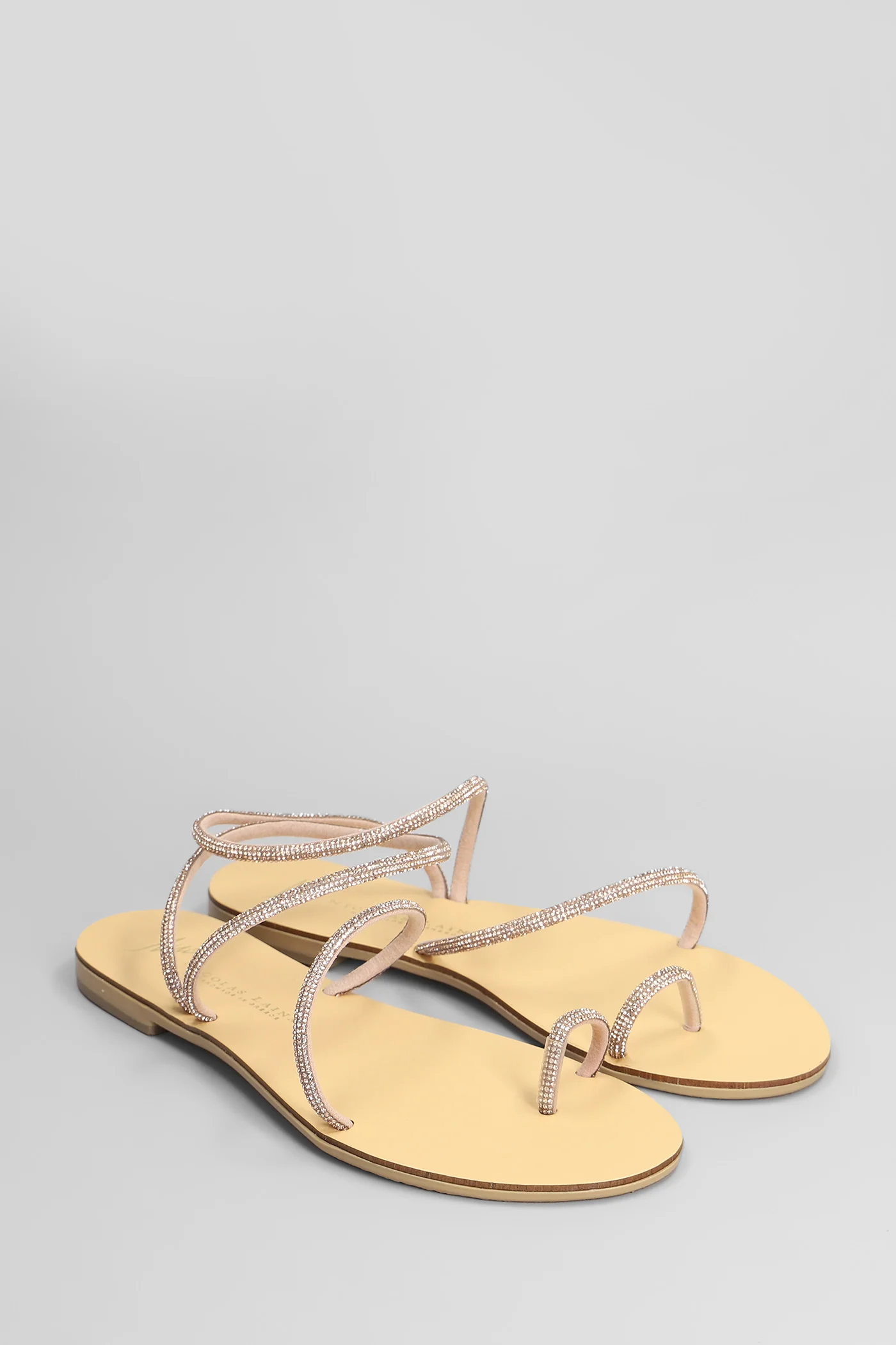 Flats in rose-pink leather - Image 2