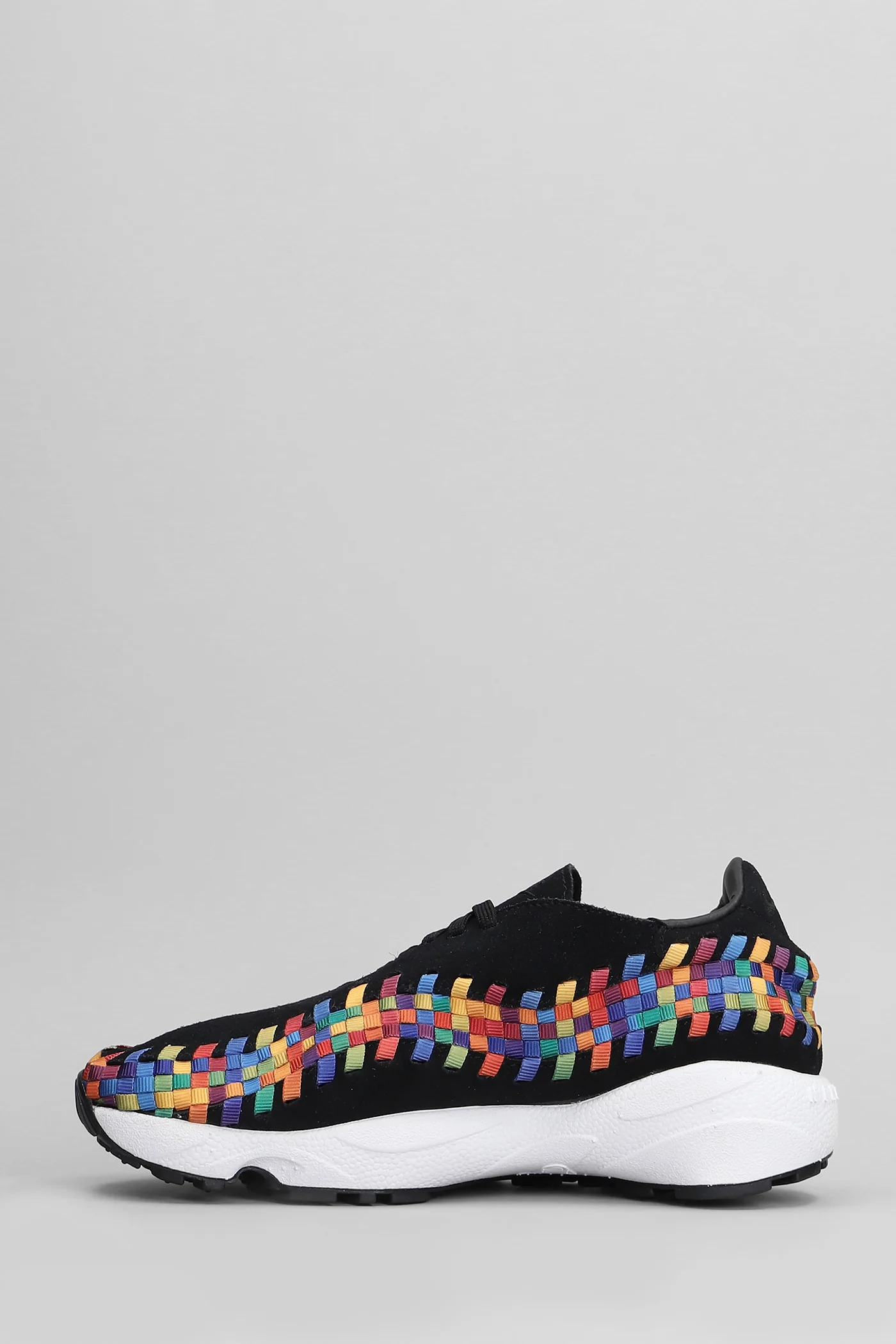 Air Footscape Sneakers in black fabric - Image 3