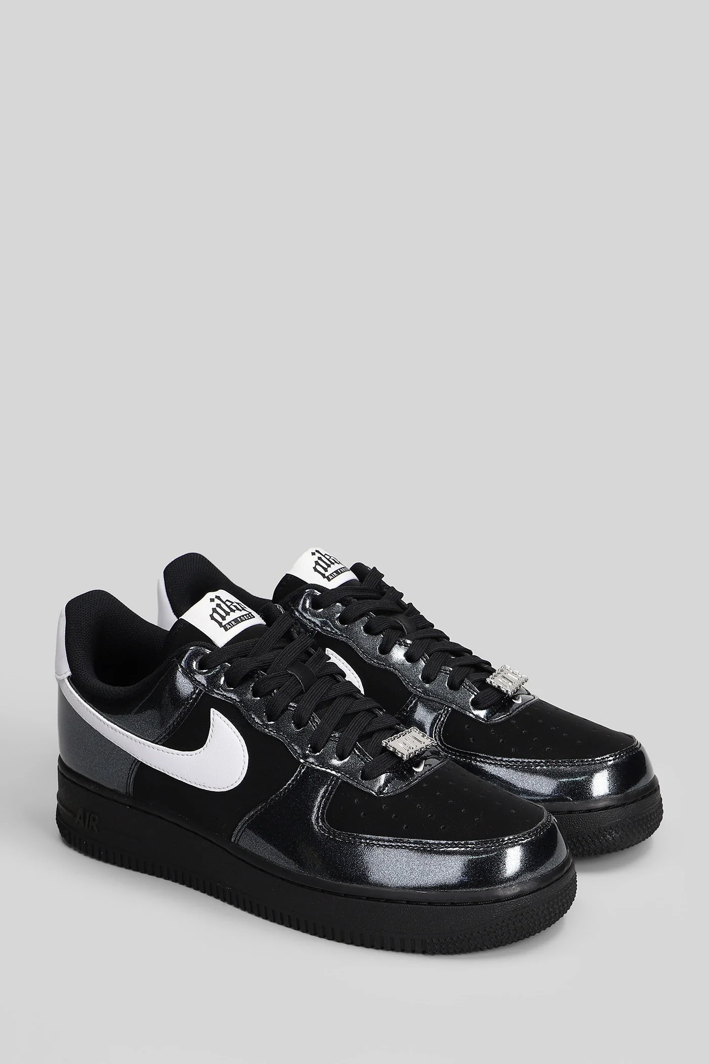 Air Force 1 07 Lv8 Sneakers in black leather - Image 2