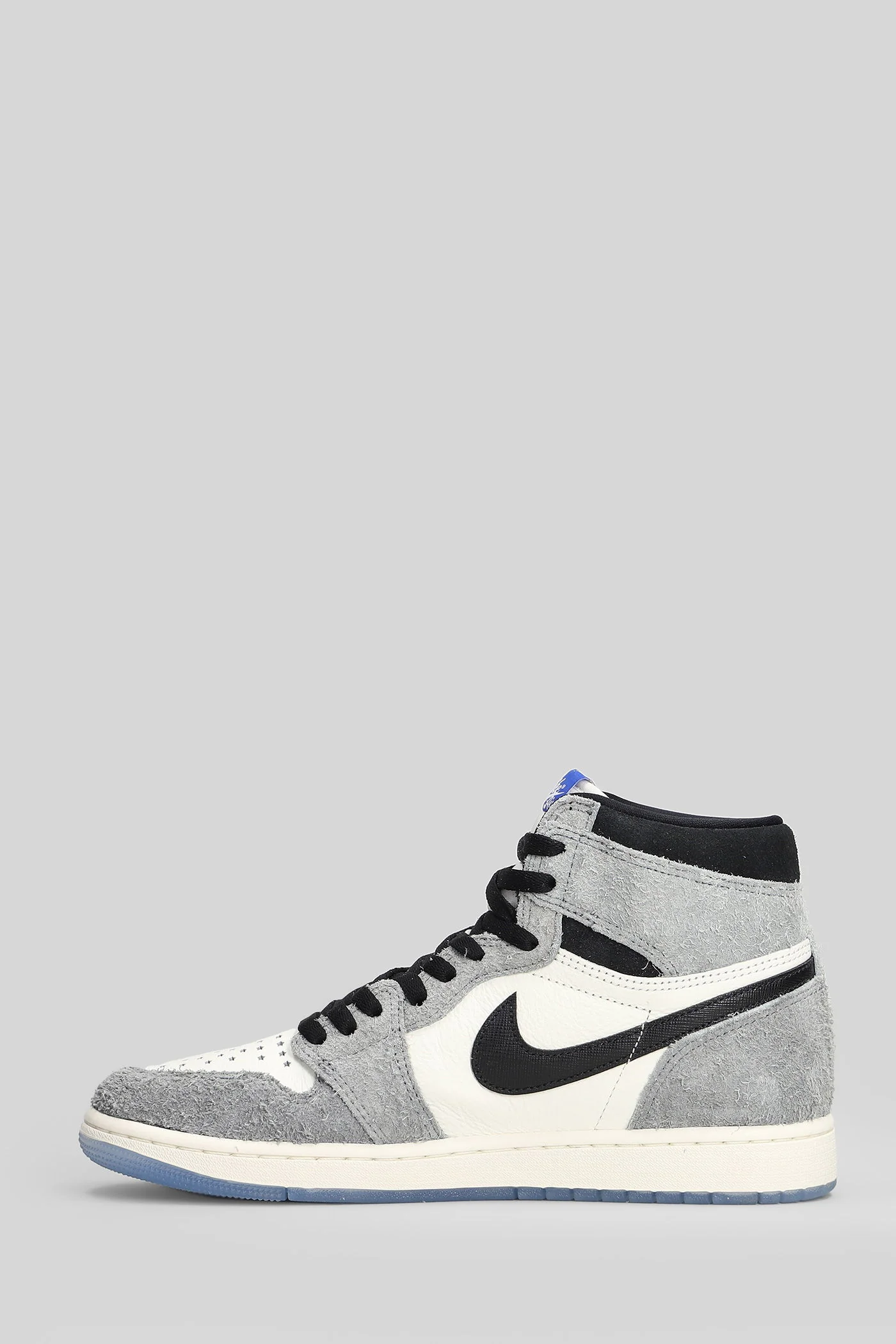 Air Jordan 1 Retro H Sneakers in grey suede and leather - Image 3