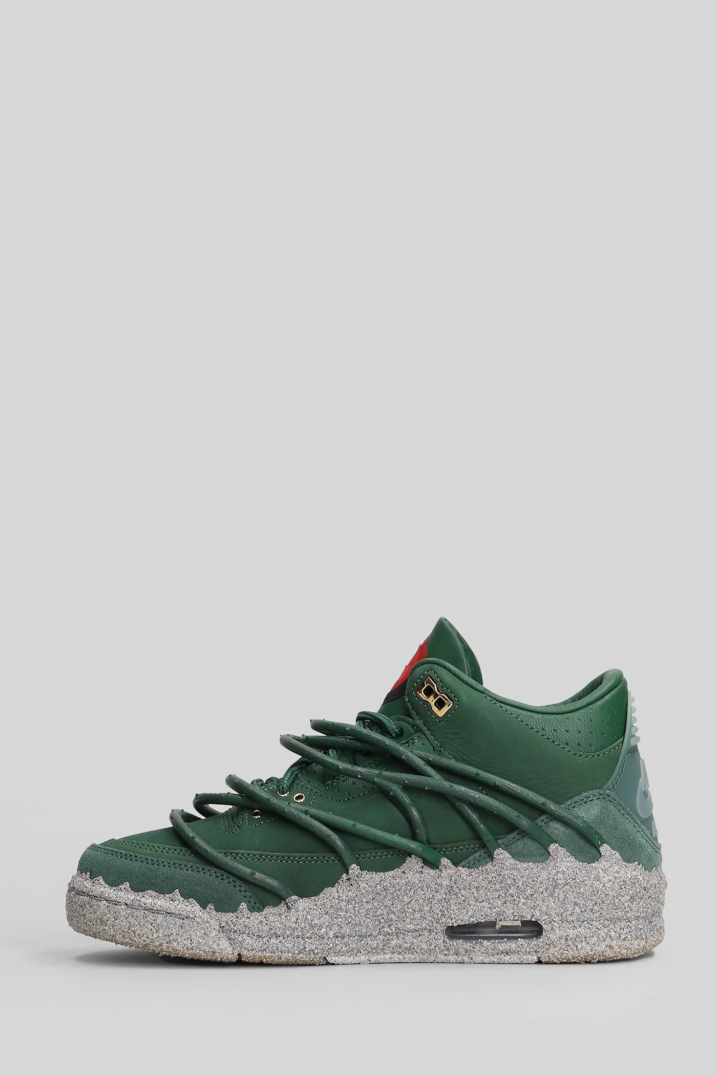 Air Jordan 3 Retro Sneakers in green suede - Image 3