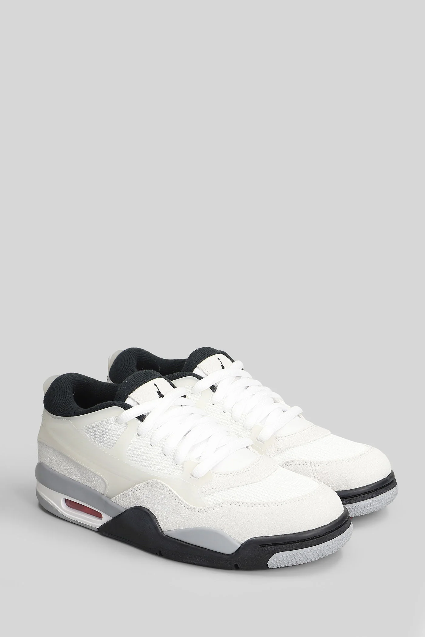 Air jordan 4 rm Sneakers in white suede and leather - Image 17