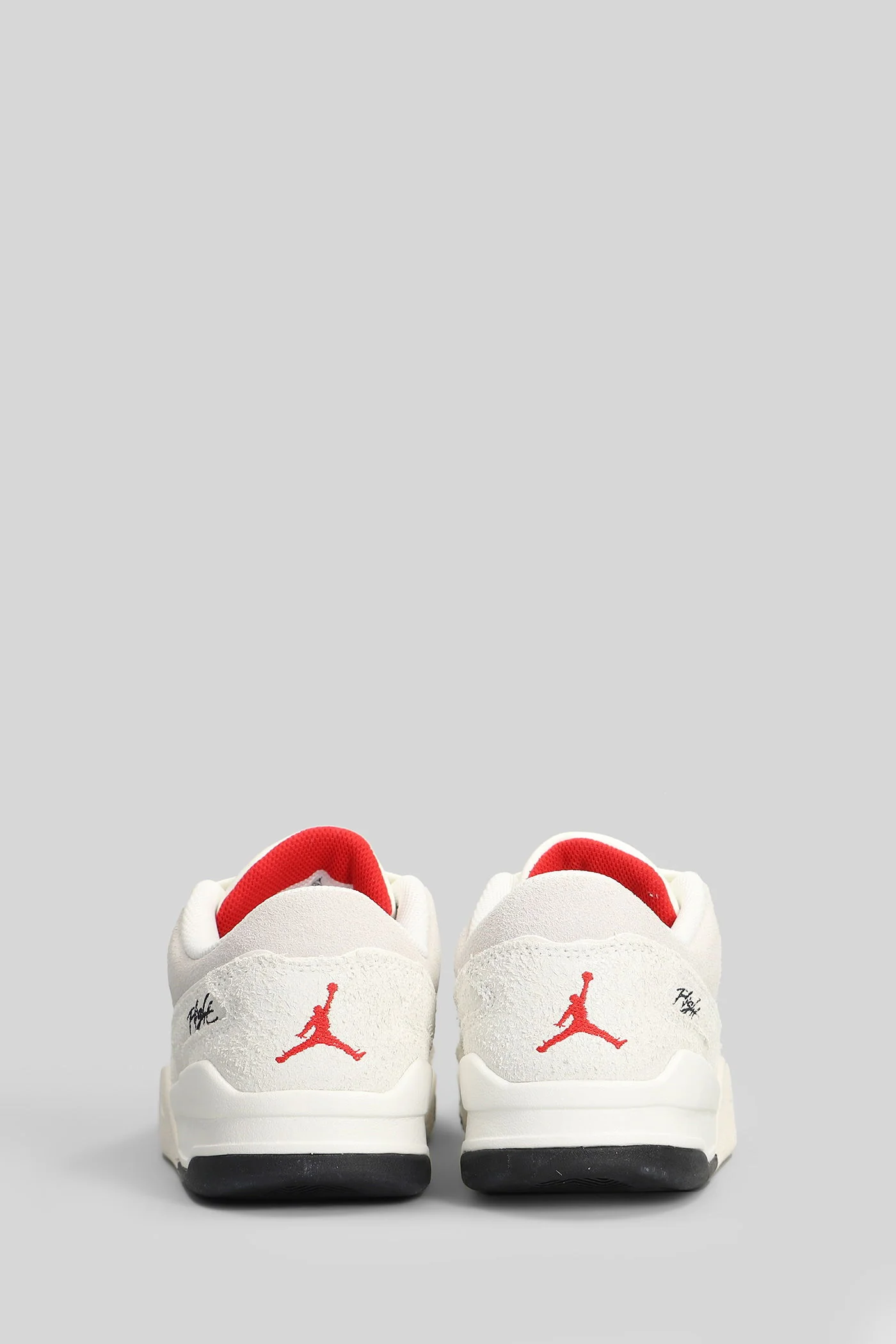 Jordan Flight Court Sneakers in white suede - Image 4