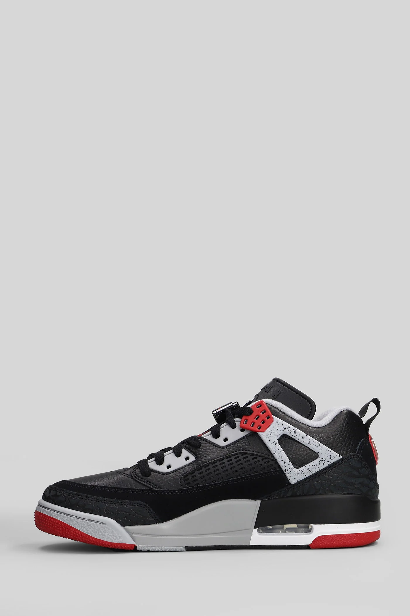 Jordan Spizike Low Sneakers in black leather - Image 3
