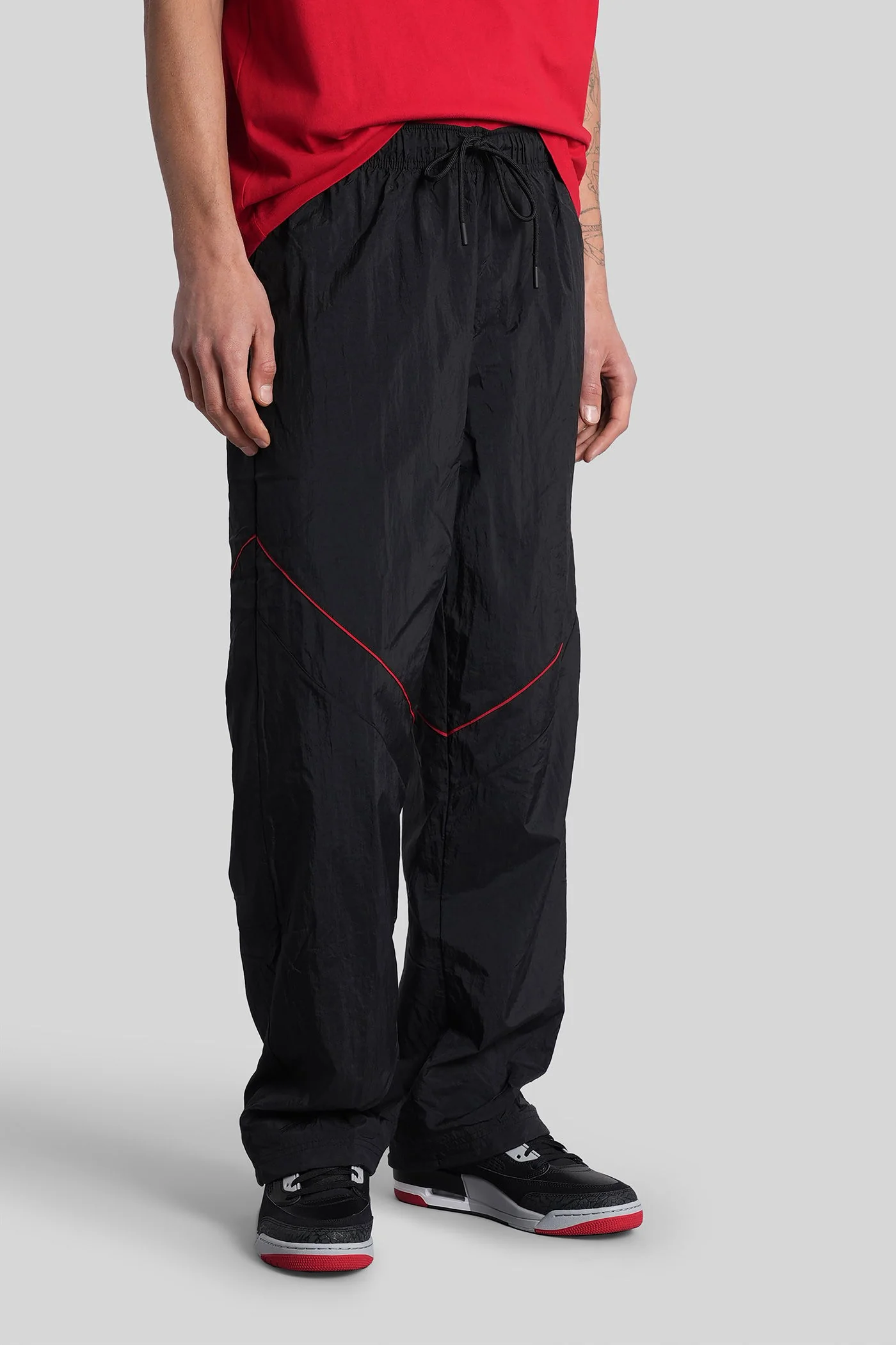 Pants in black polyamide - Image 14