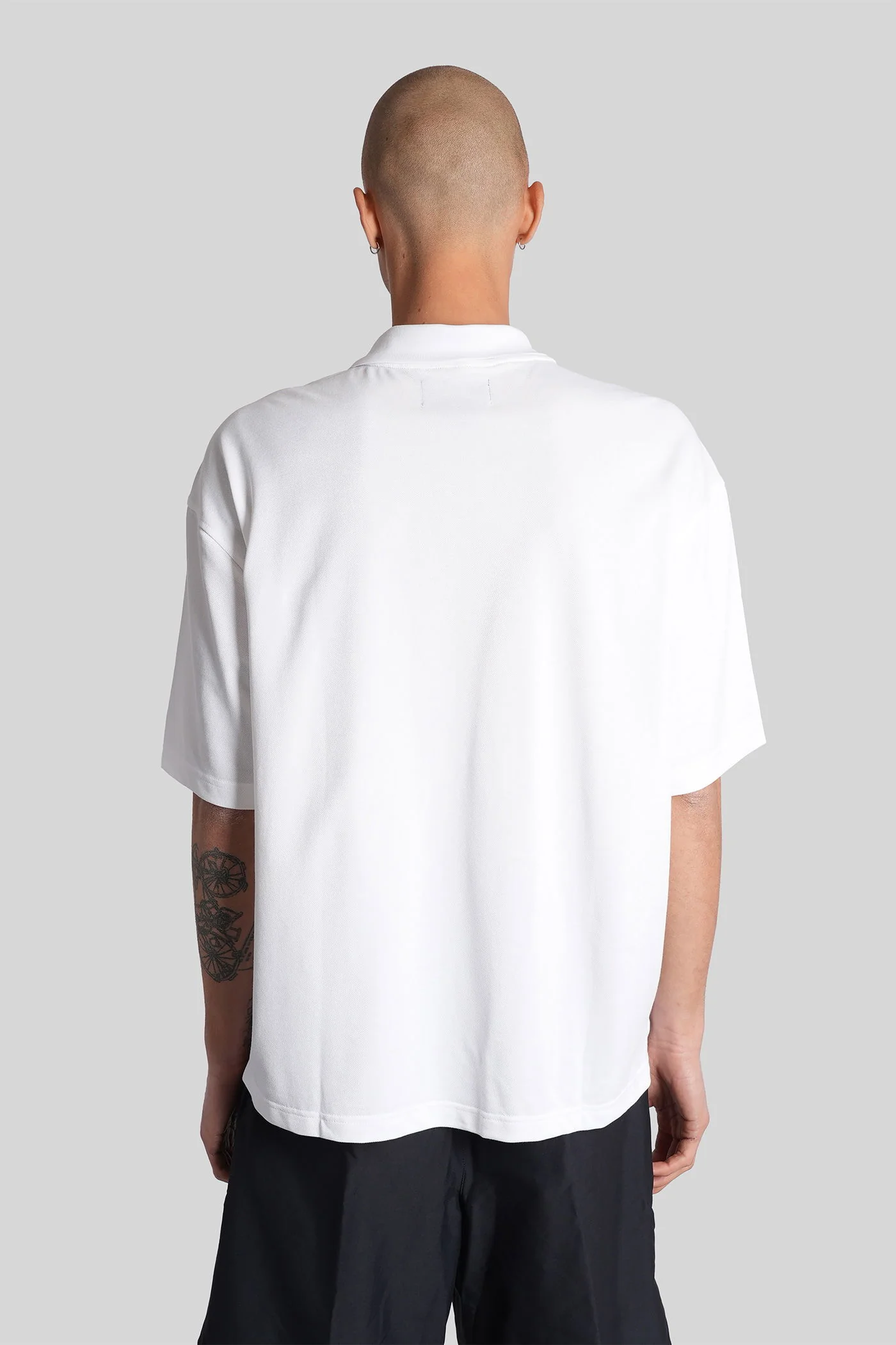 Polo in white cotton - Image 23