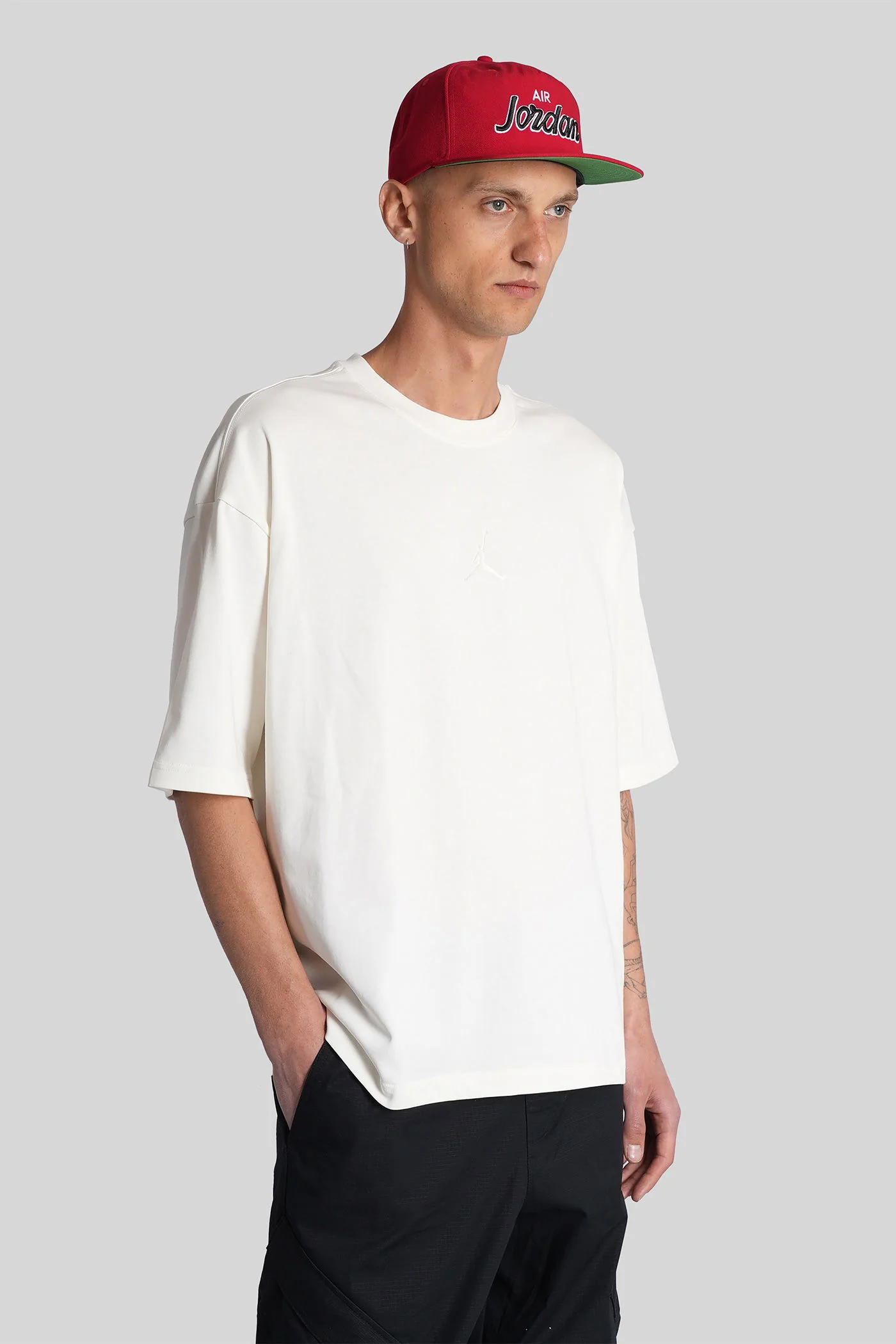T-Shirt in white cotton - Image 4