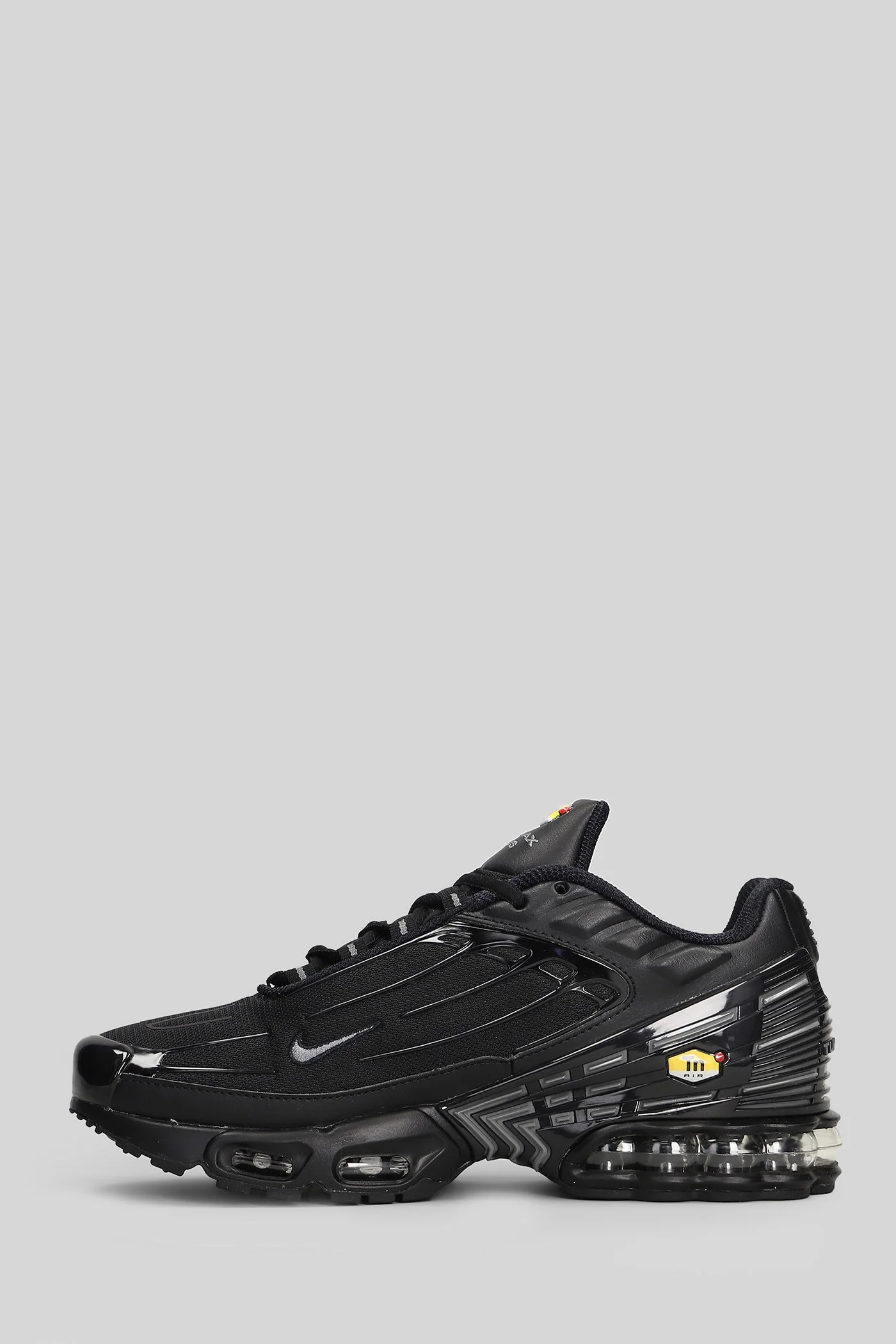 Air Max Plus III Sneakers in black leather and fabric - Image 3