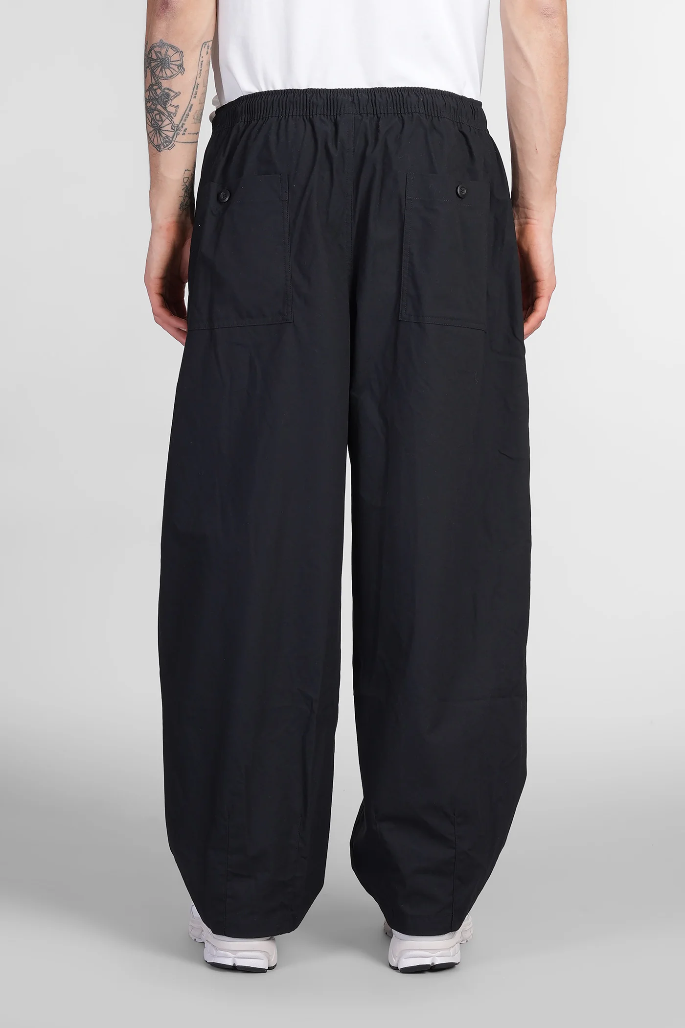 Club Balloon Pant Pants in black cotton - Image 33