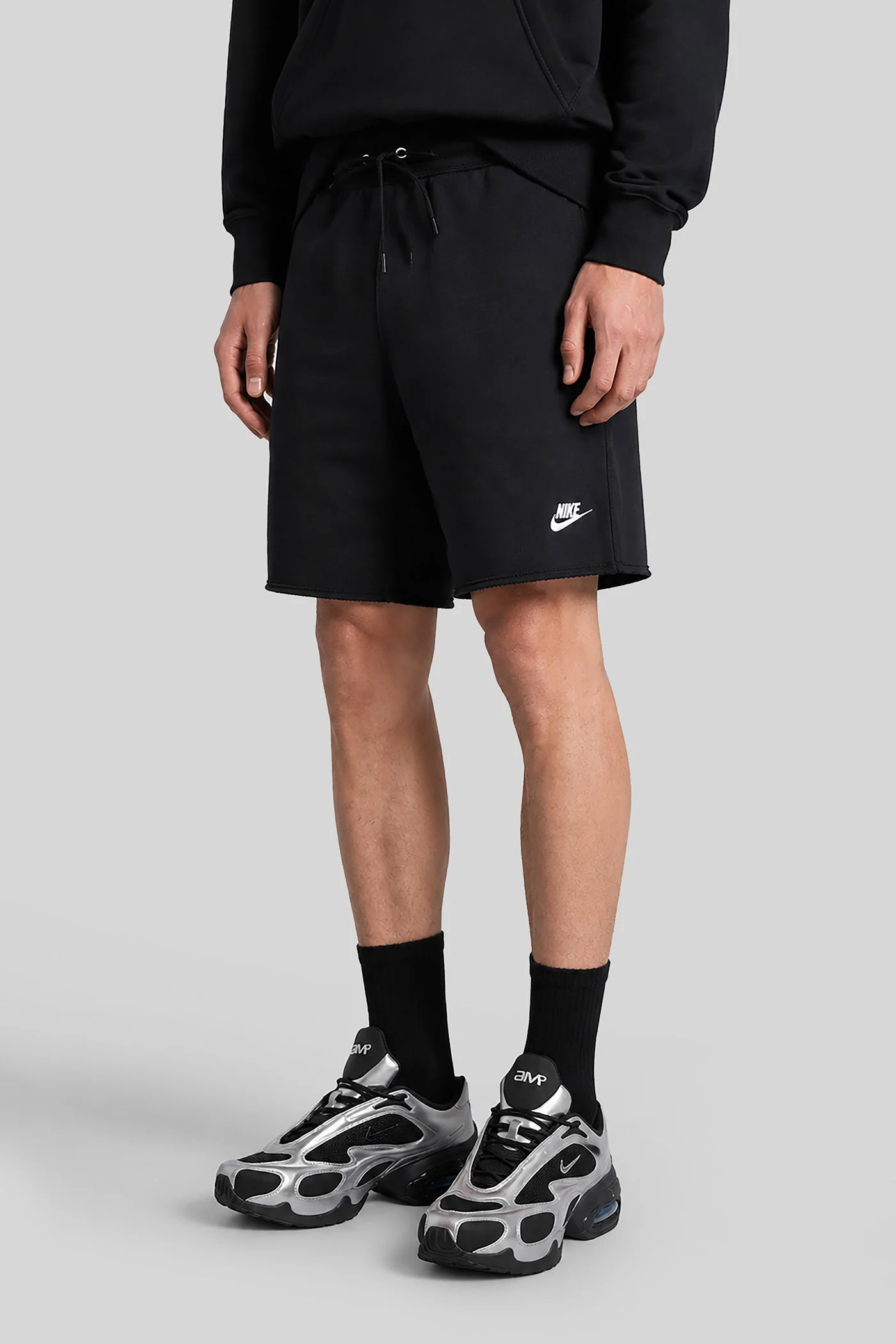 Club Flow Ft Short Shorts in black cotton - Image 4