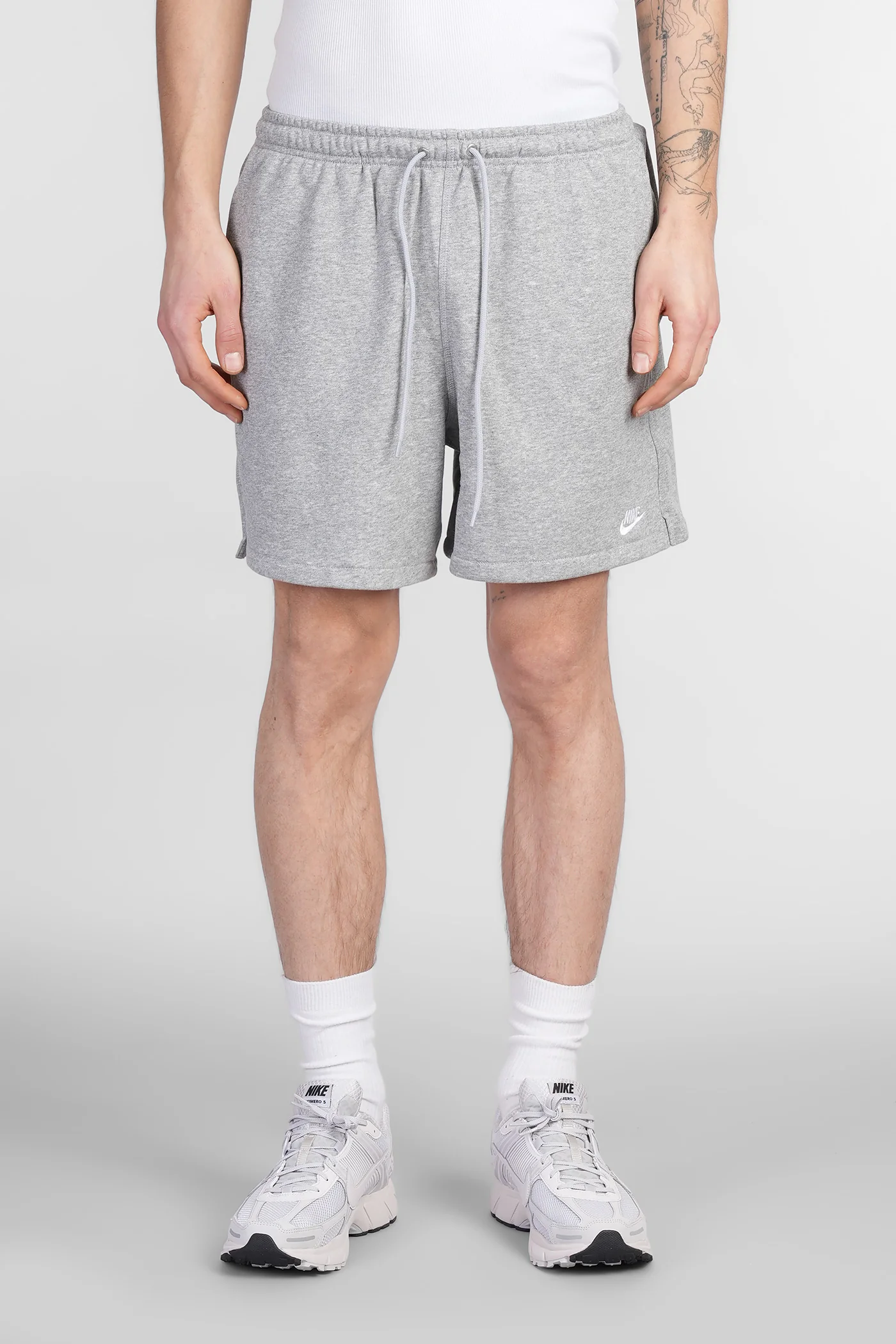 Club Flow Ft Short Shorts in grey cotton - Image 81