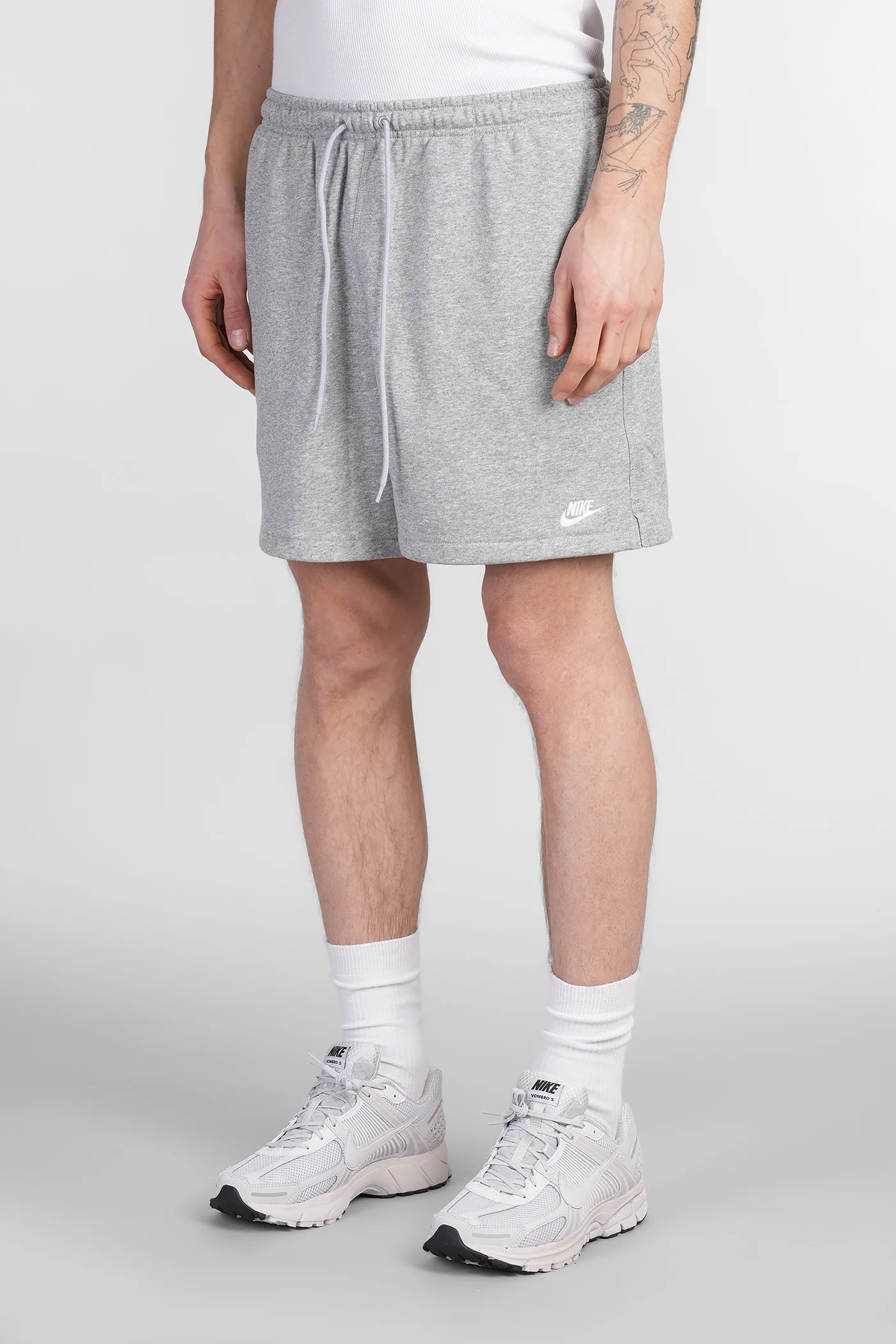 Club Flow Ft Short Shorts in grey cotton - Image 84