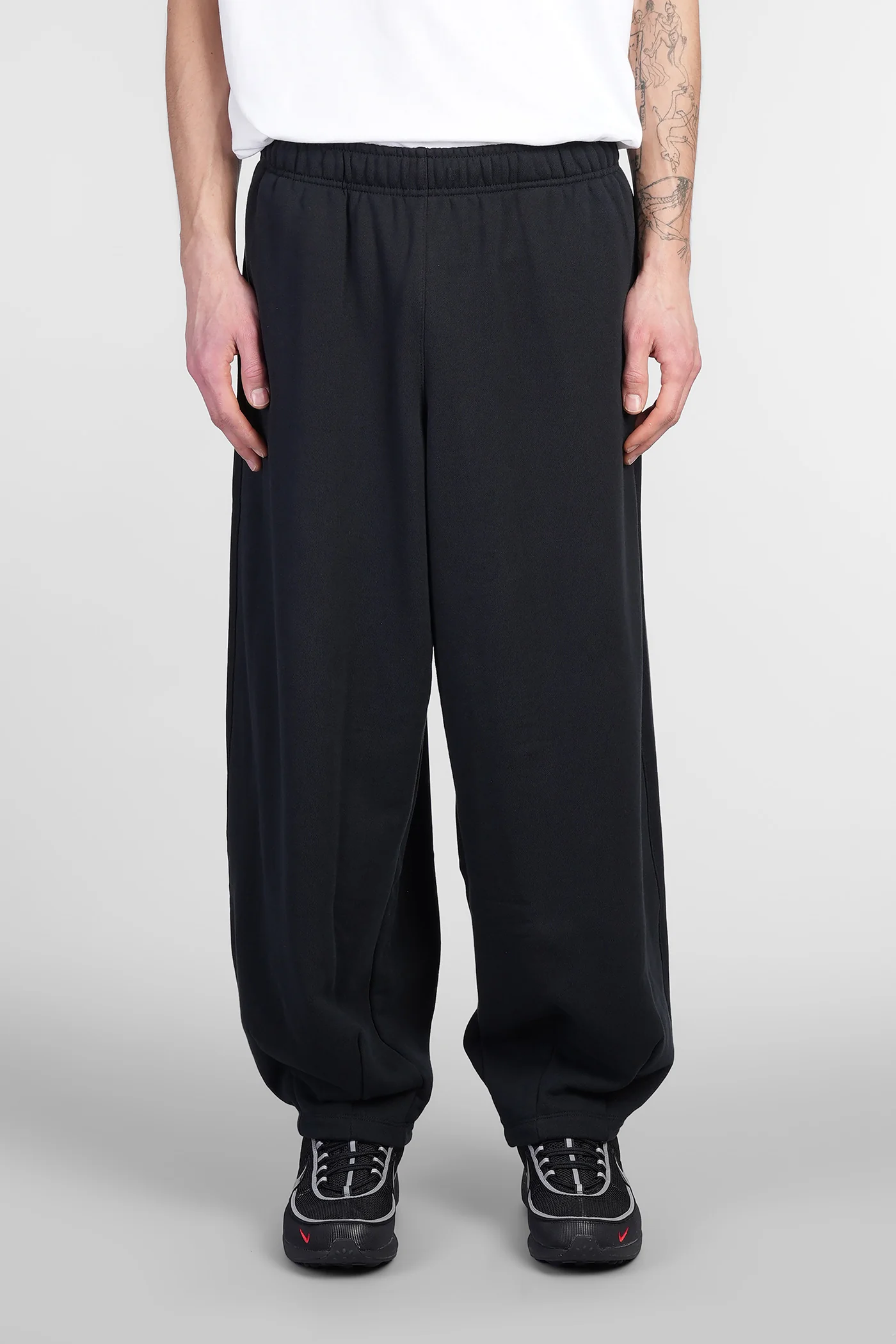 Club Ft Oversized Pants in black cotton