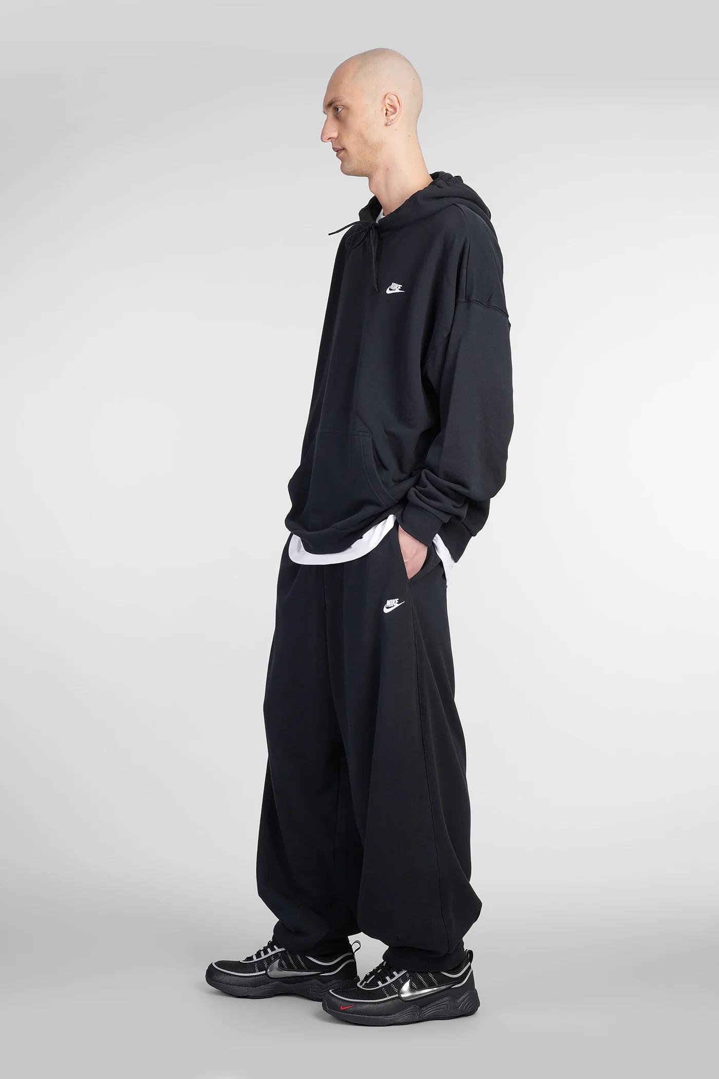 Club Ft Oversized Pants in black cotton - Image 2