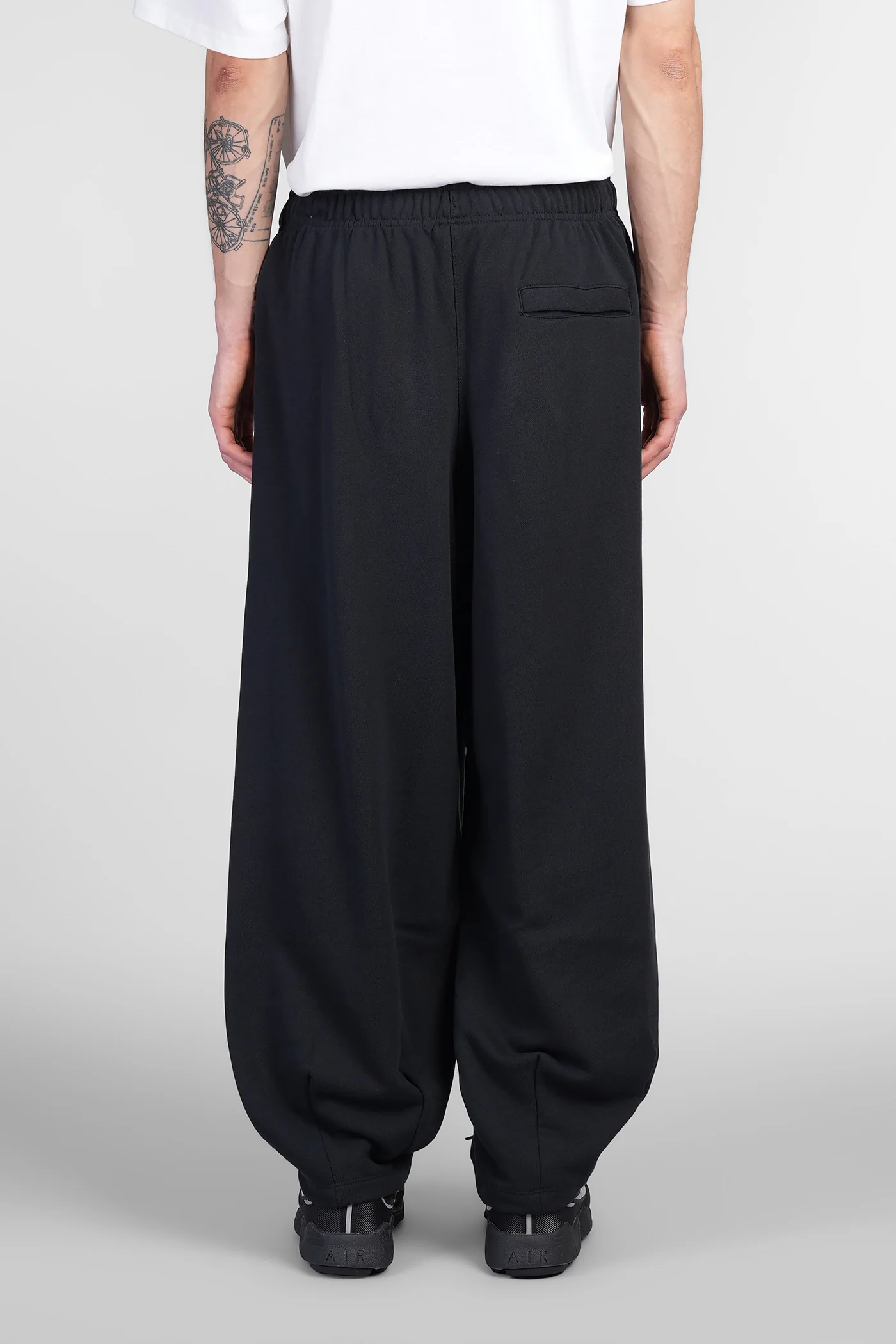 Club Ft Oversized Pants in black cotton - Image 3
