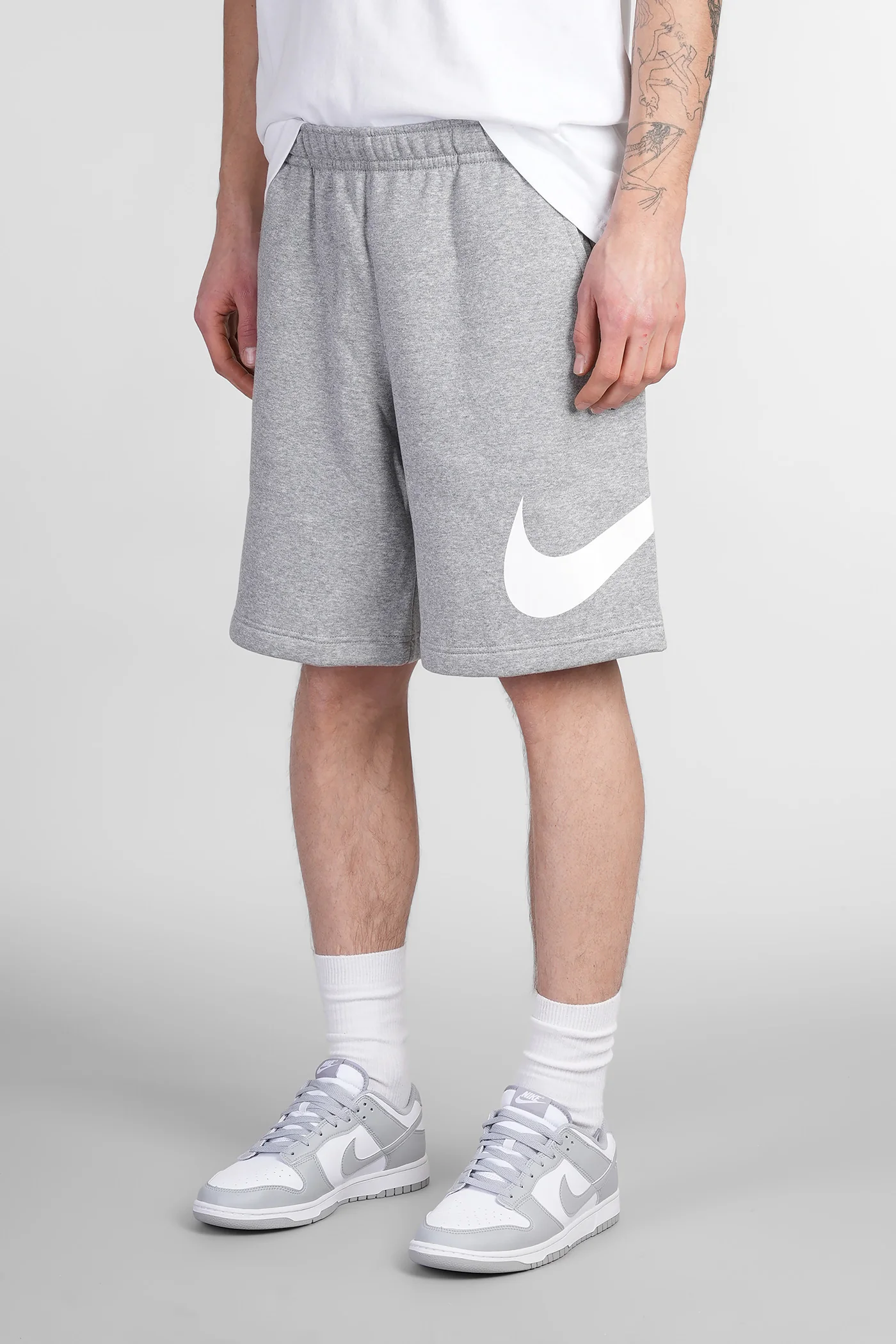 Club Short Bb Gx Shorts in grey cotton - Image 4